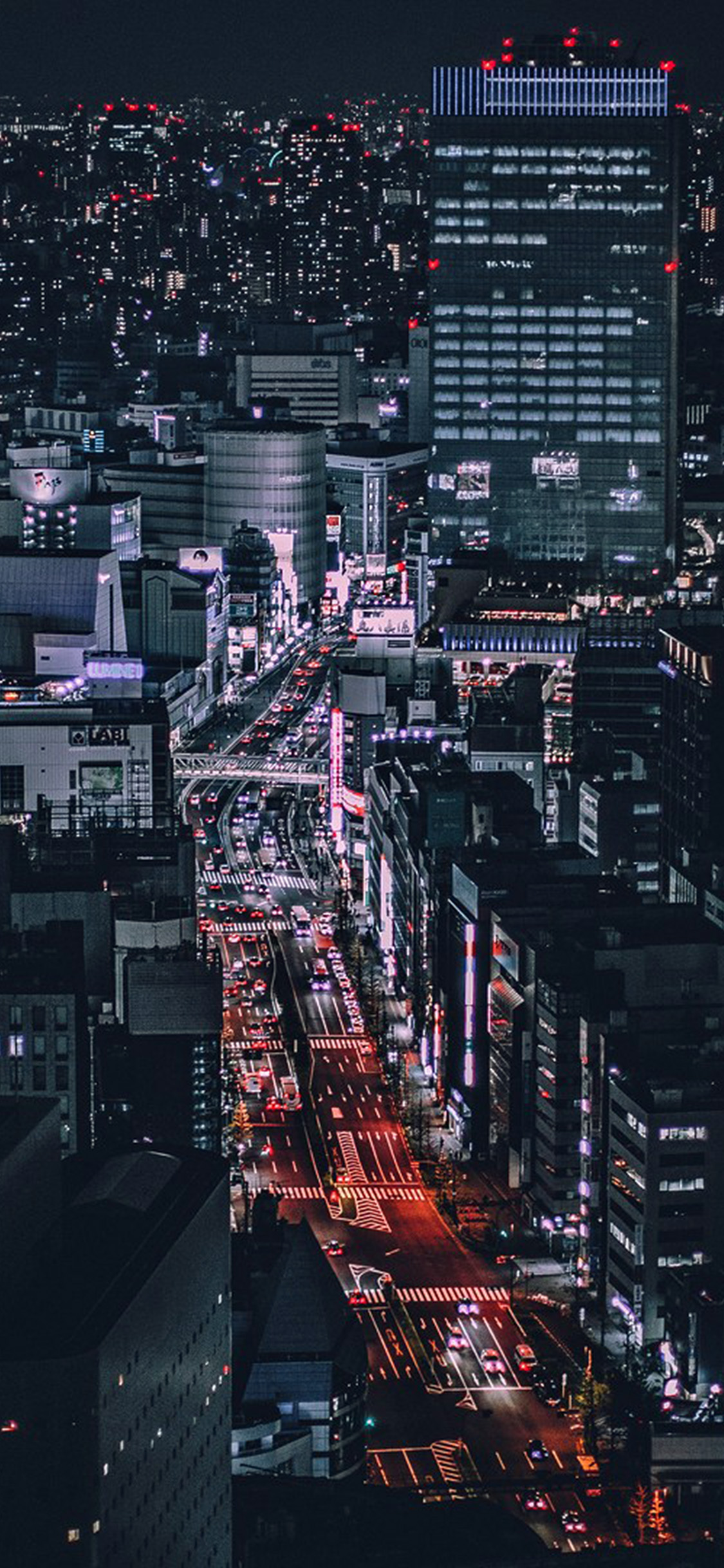 iPhone X wallpaper. nature city night street