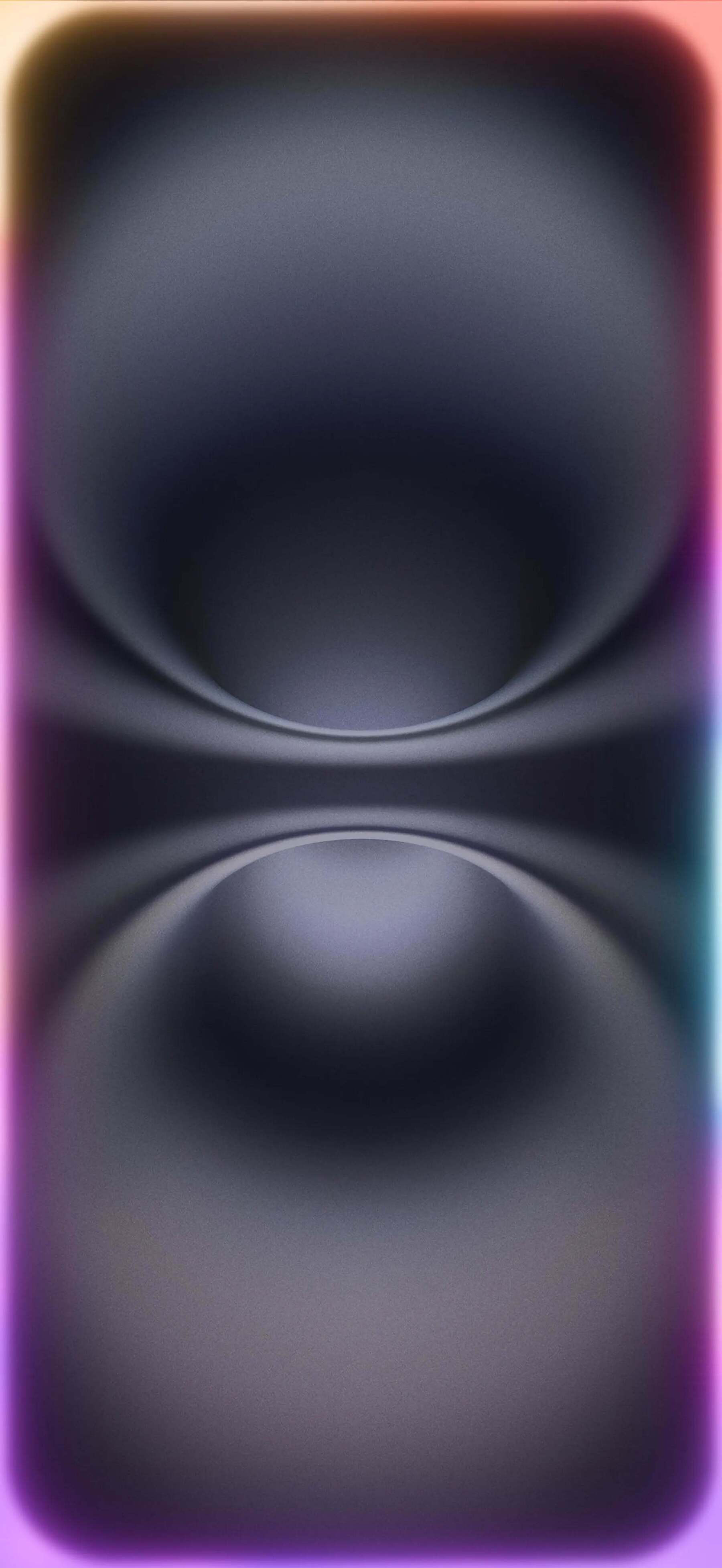 Apple Intelligence Glow Dark Mode Default Black Wallpaper For IPhone 17 Pro Max And IPhone Air