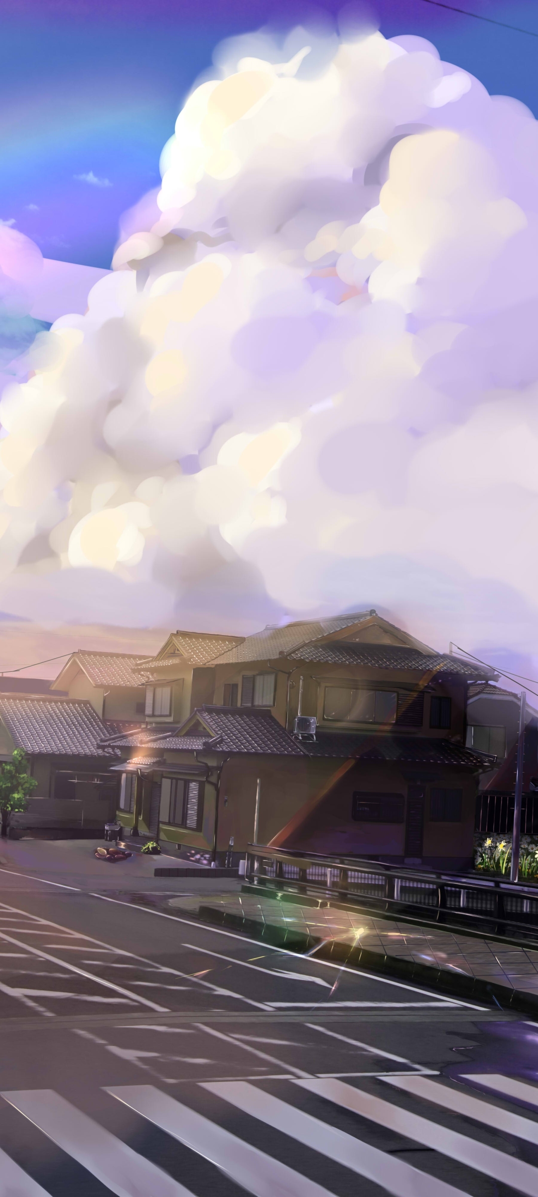 Phone wallpaper: Anime, Road 1406521