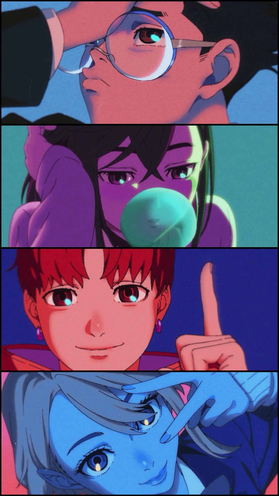 Dandadan OP Screenshots As Phone Wallpaper Home Screen Combo