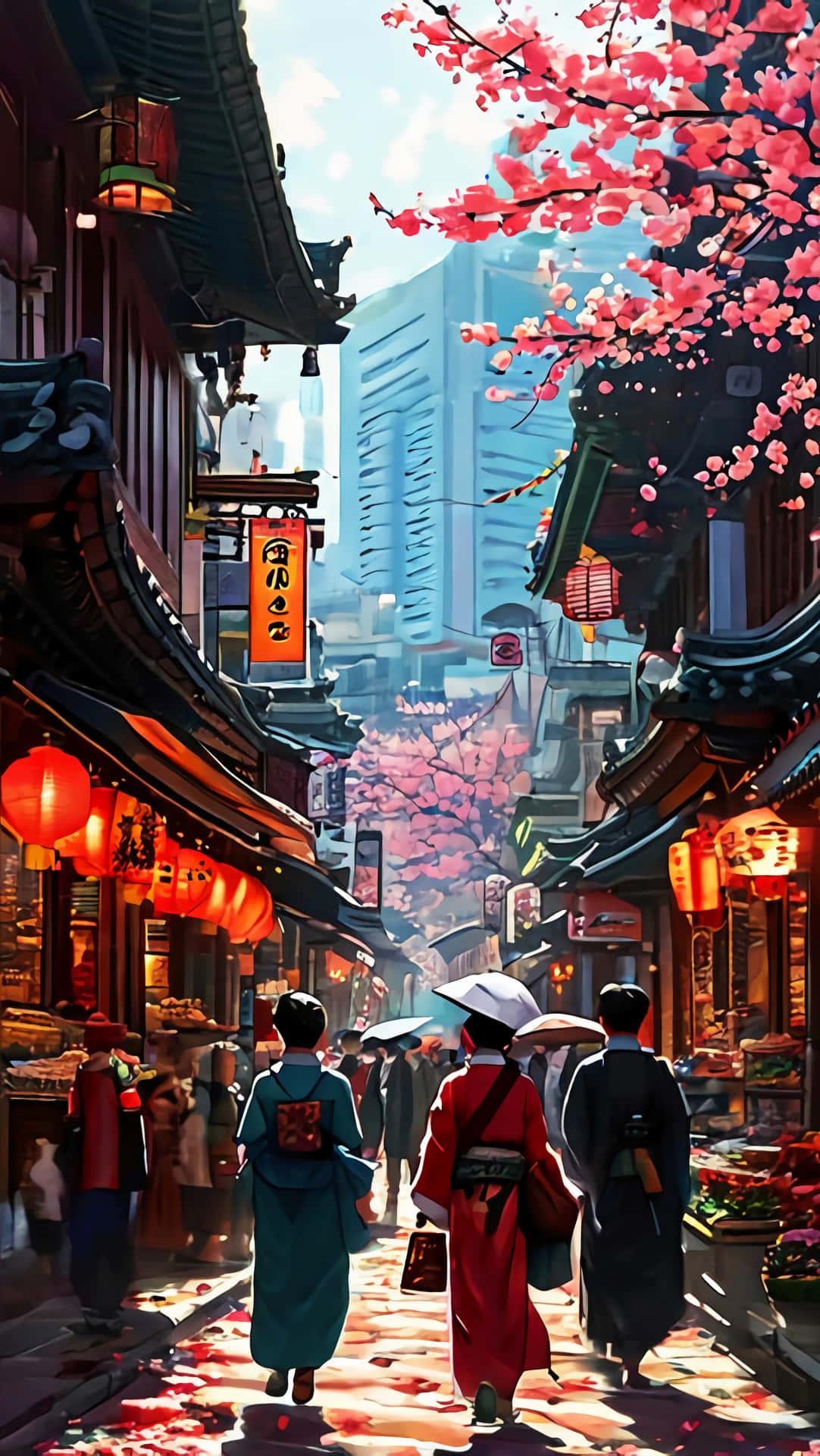 Anime Street Wallpaper