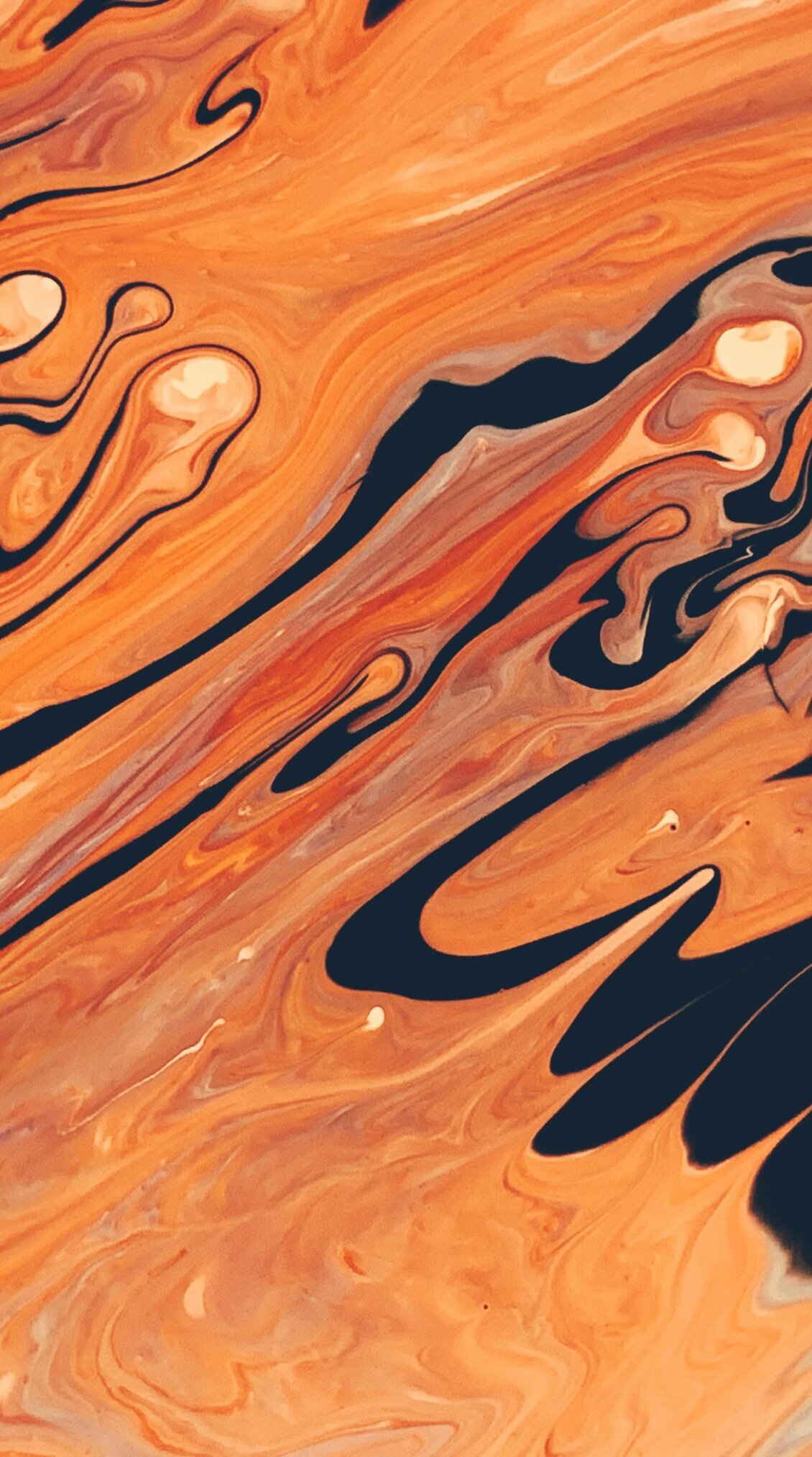 Marble Navy Blue Orange Best Free Custom Wallpaper And Background For Apple IPhone 17 Pro Max And Air 2025
