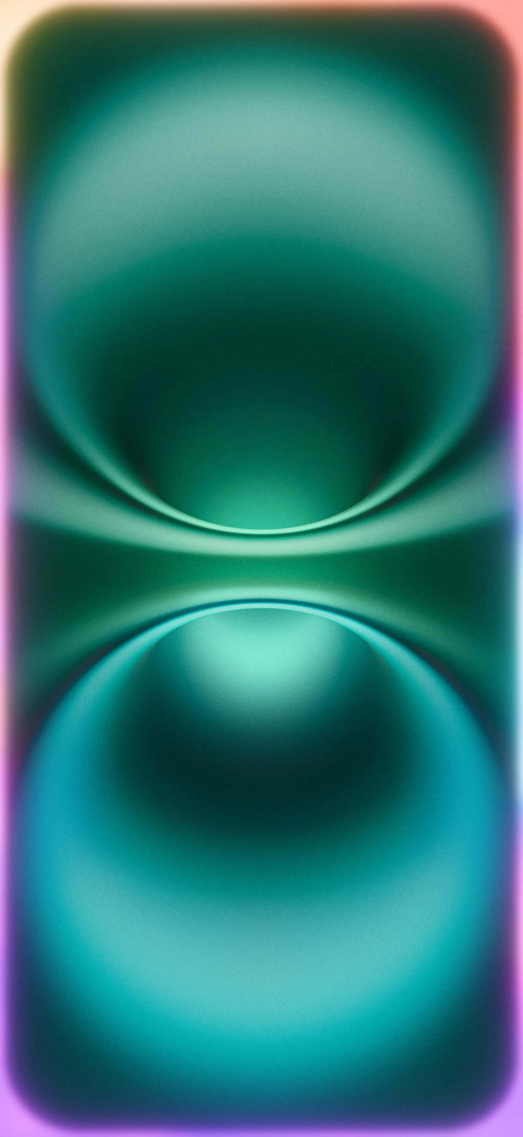 Apple Intelligence Glow Green Stock Wallpaper For IPhone 17 Pro Max And IPhone Air