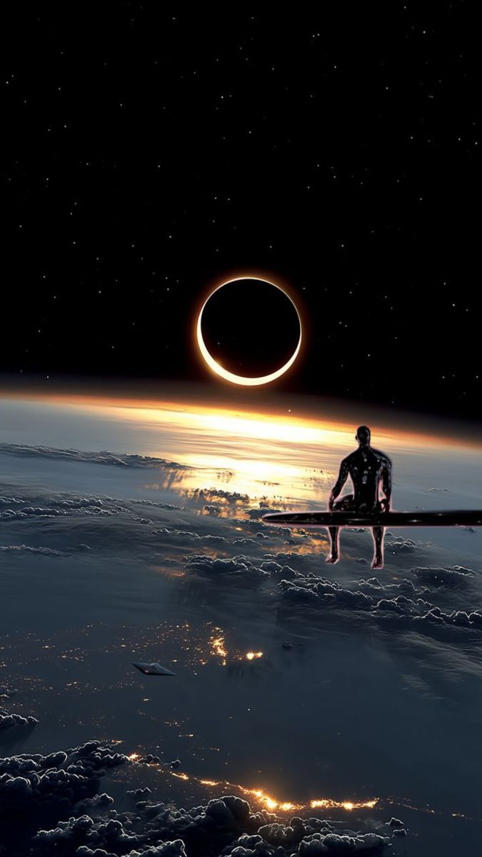 4K HD Android Wallpaper Need Tap Hold Load 8K iPhone iOS theme Silver Surfer