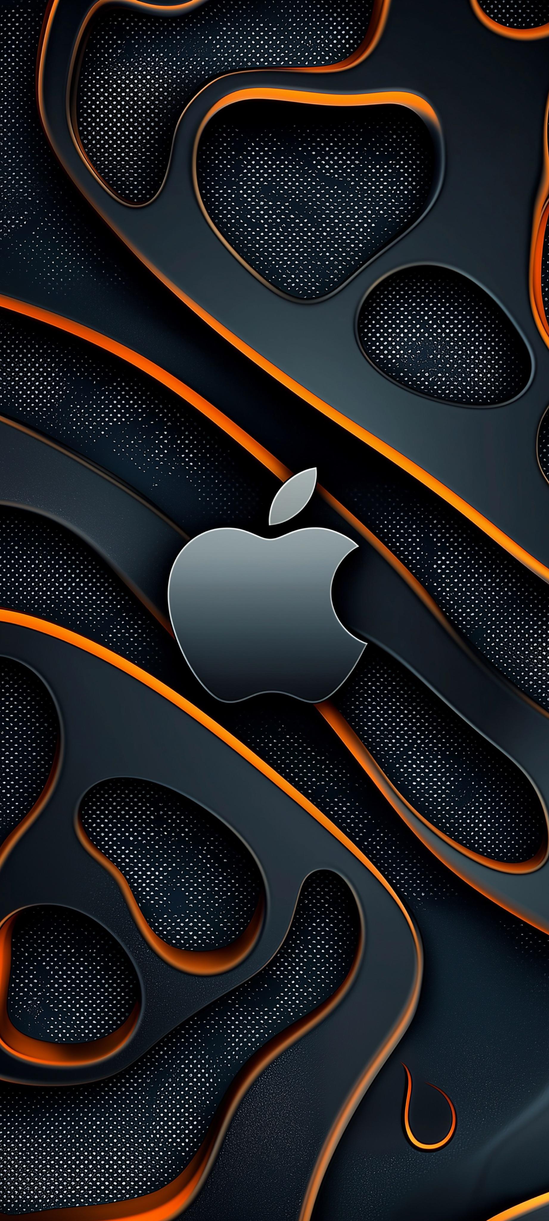 Looking for vibrant orange Apple wallpaper for my 17 Pro Max Cosmic Orange