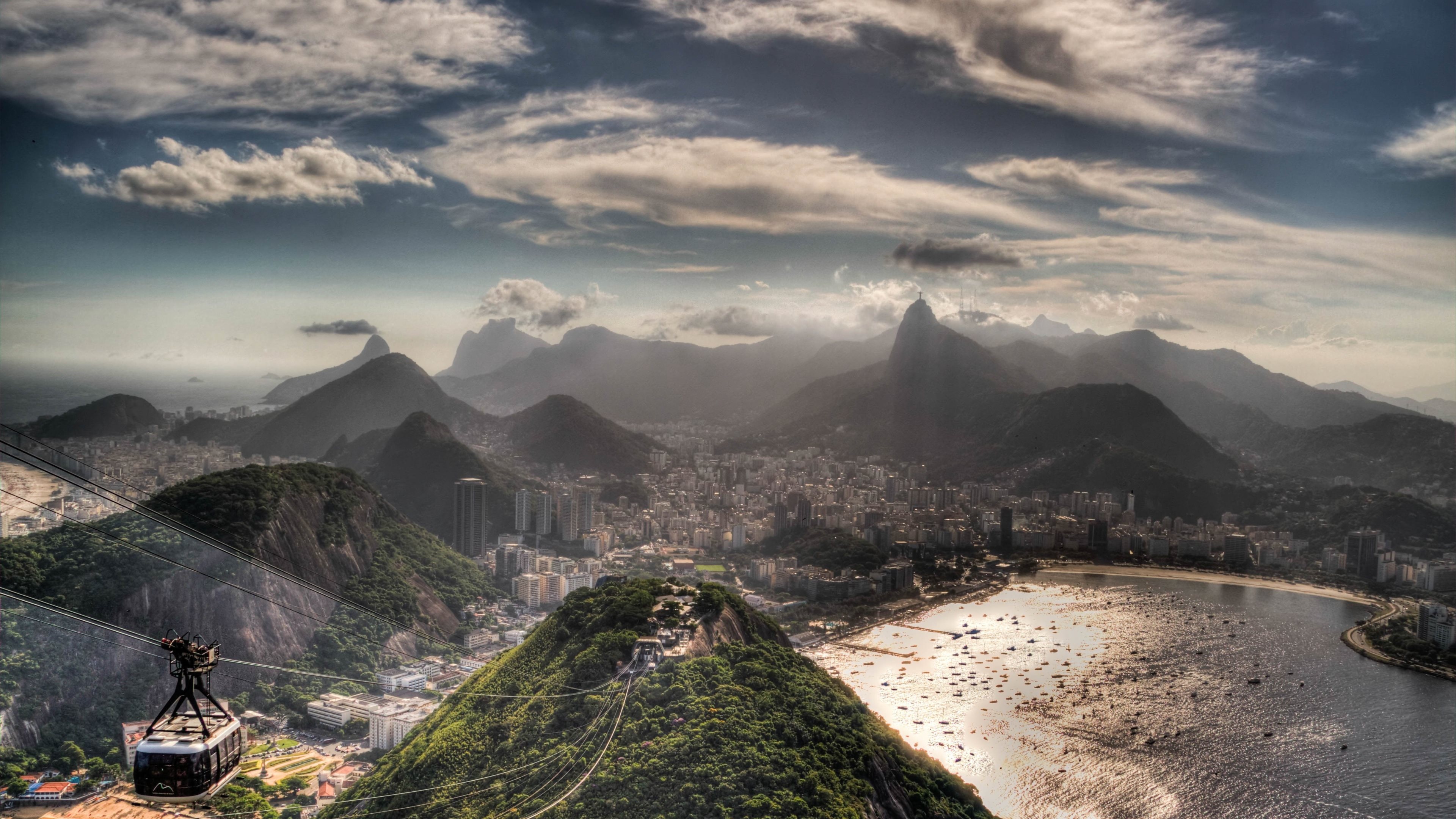 The view of Rio de Janeiro, Brazil