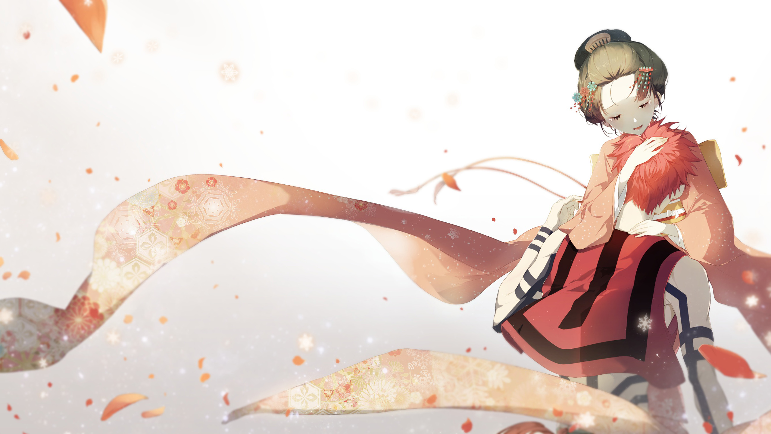 Demon Slayer Akaza Kimetsu no Yaiba With White Background HD Anime Wallpaper