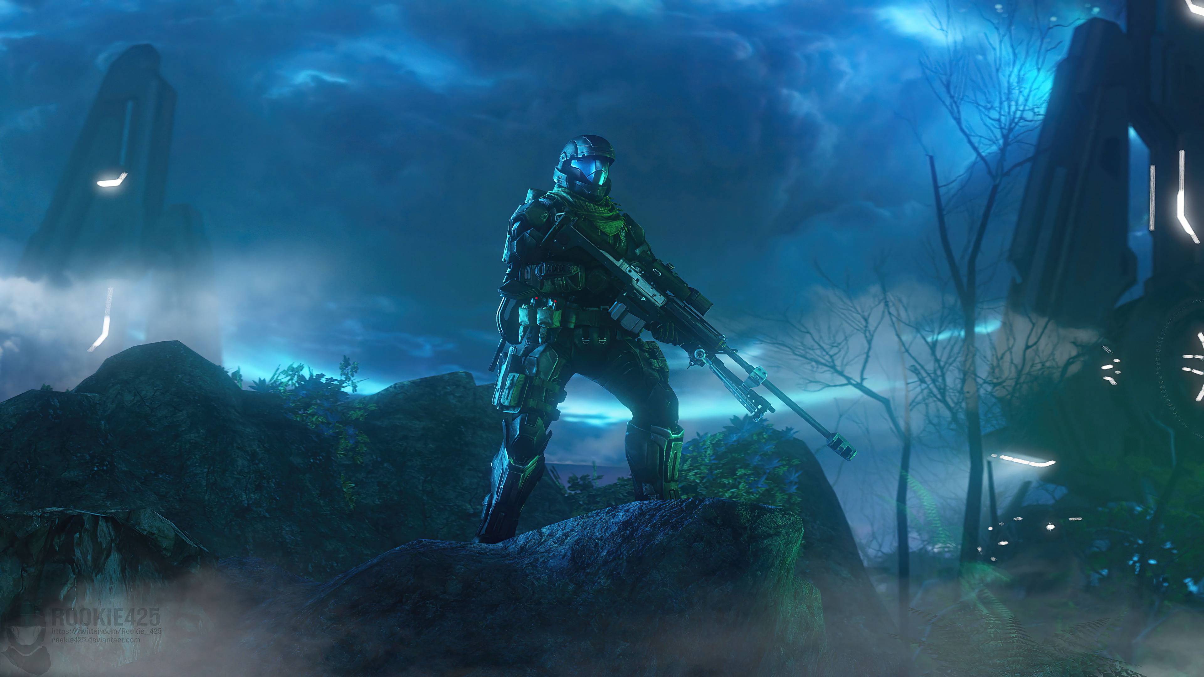 Halo Infinite Wallpaper 4K PC Desktop e