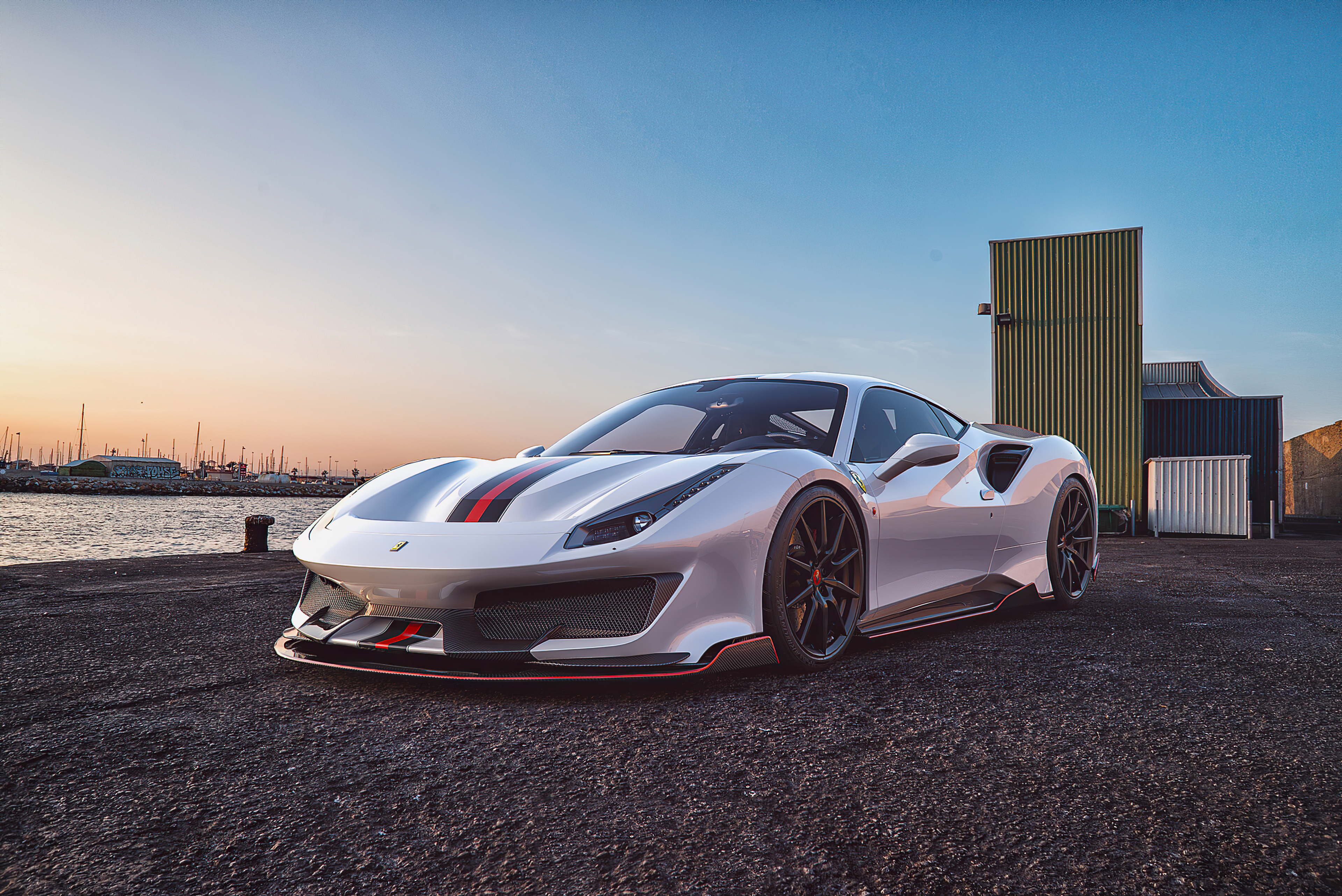 Ferrari 488 Pista Outdoor Wallpaper, HD Cars Wallpaper, 4k Wallpaper, Image, Background, Photos and Picture