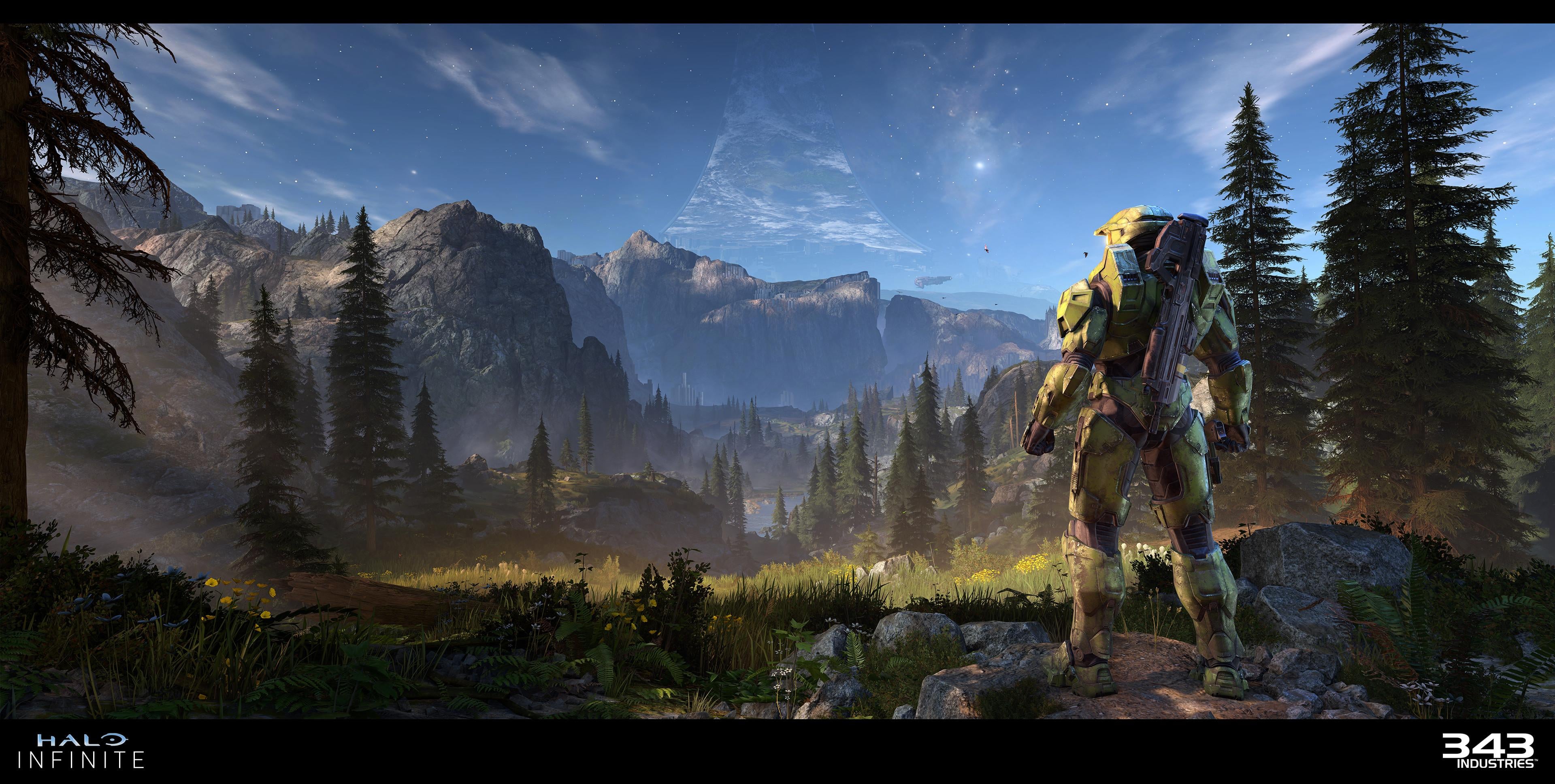 Does anyone have the Halo infinite campaign wallpaper animated?