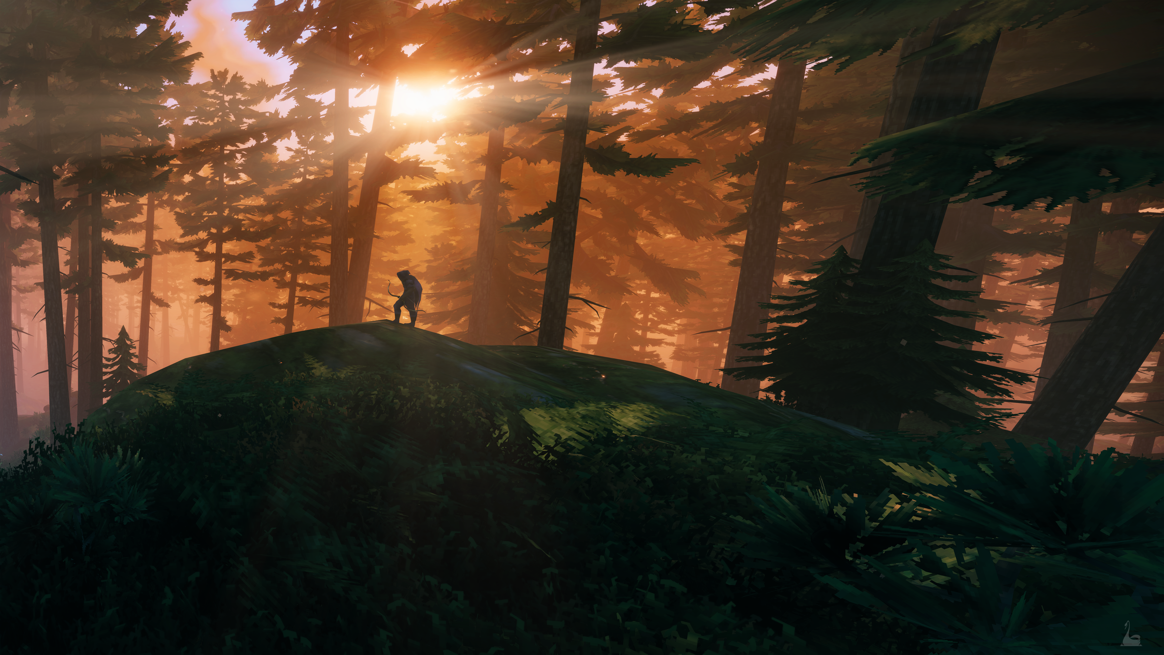 The Dark Forest - (8k Downsampled To 4k Ultrawide Dual Monitor Wallpaper)