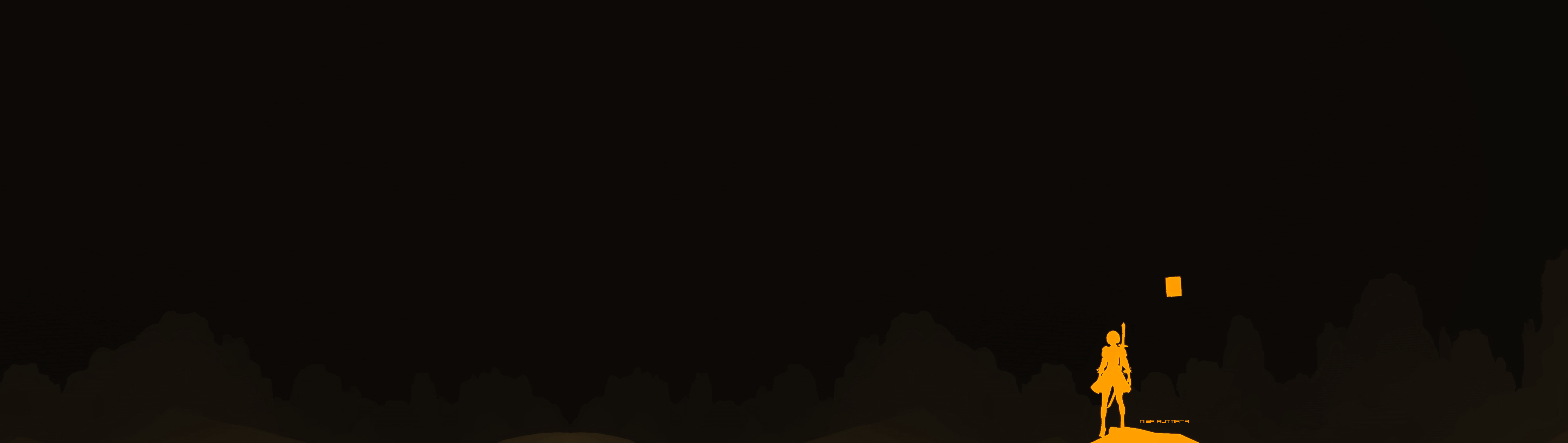 4K, ultrawide, NieR, dark, HD Wallpaper