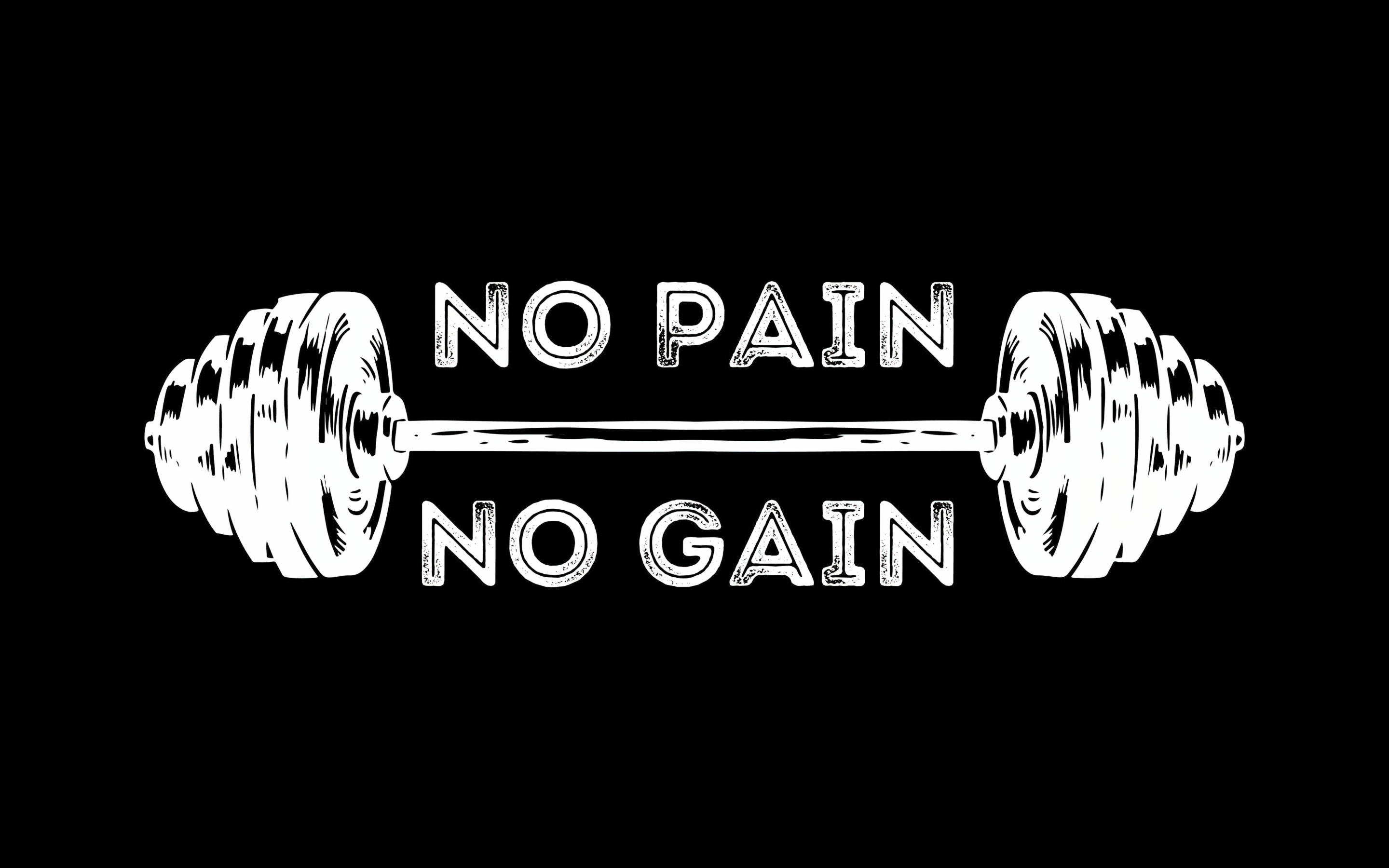 No pain No gain Wallpaper 4K, Gym, Motivational quotes, 5K