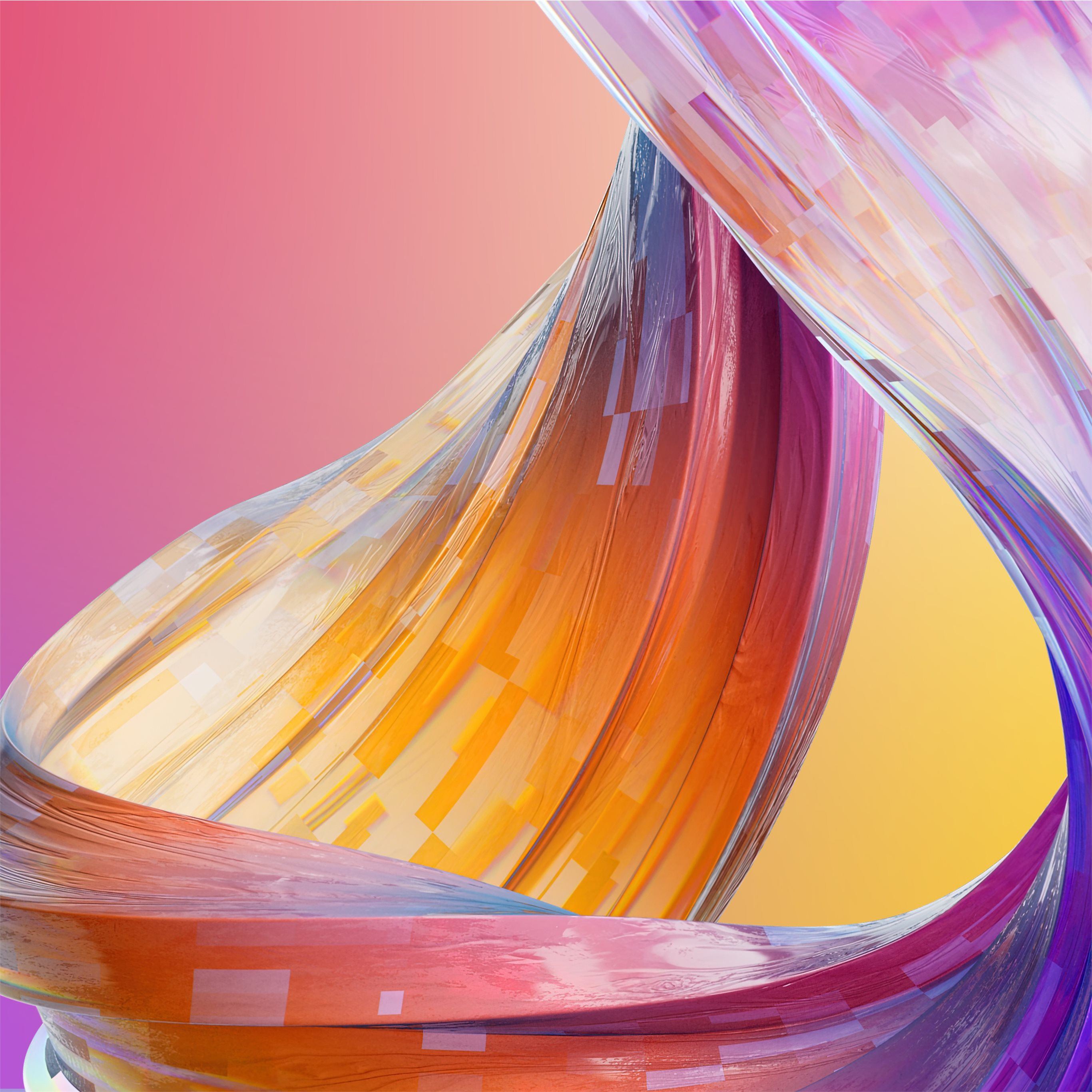 azure ignite swirly 4k iPad Pro Wallpaper Free Download