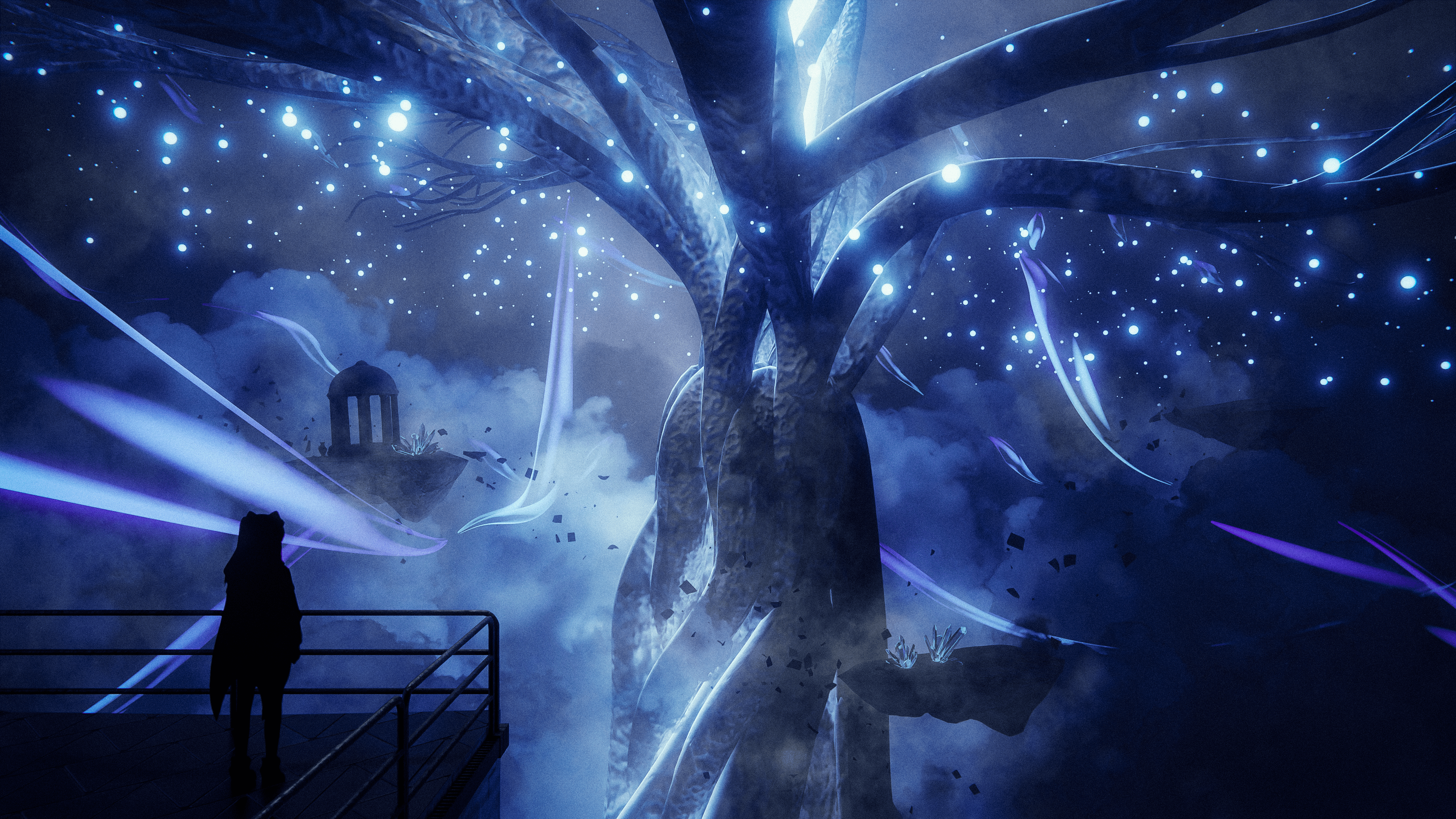 I made a 3D render of the Azure Tree