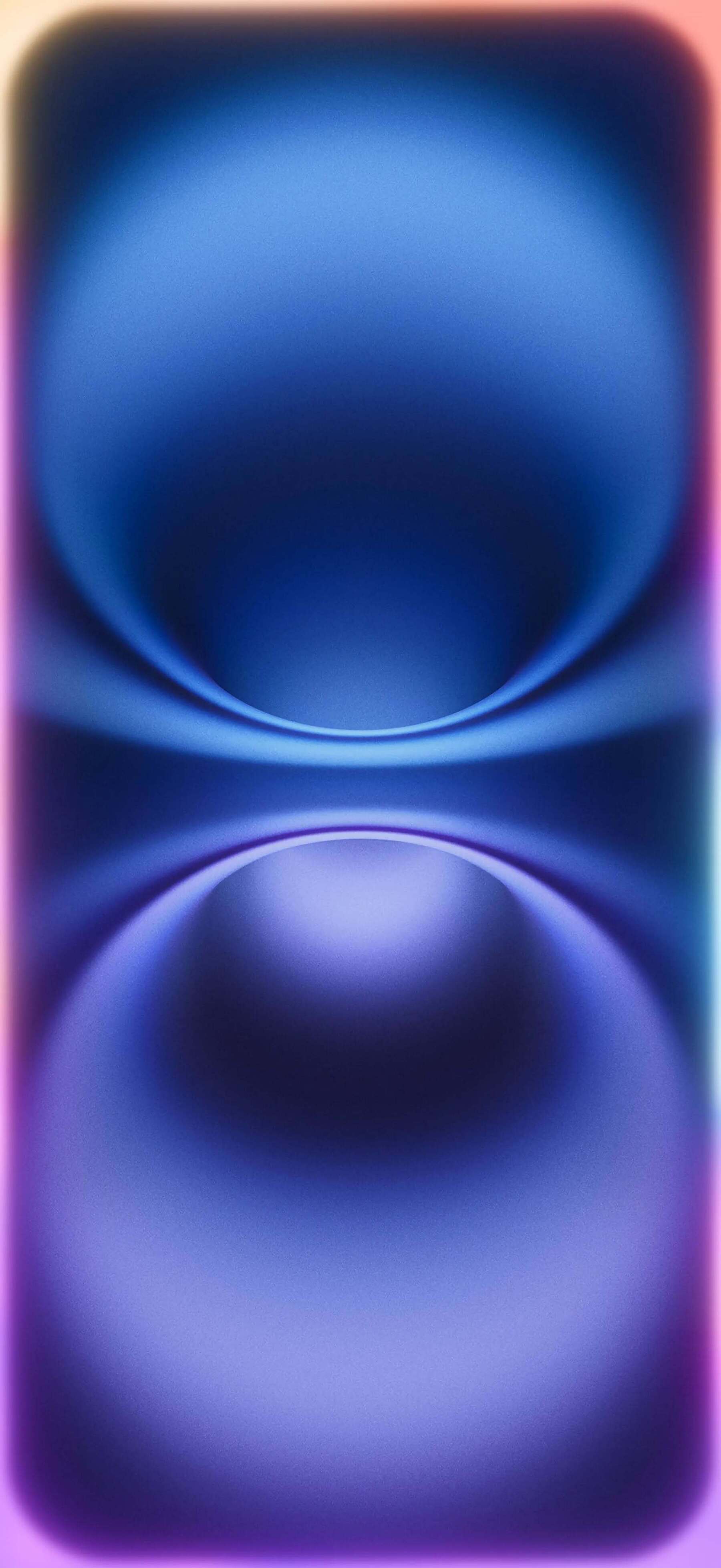 Apple Intelligence Glow Default Blue Wallpaper For IPhone 17 Pro Max And IPhone Air