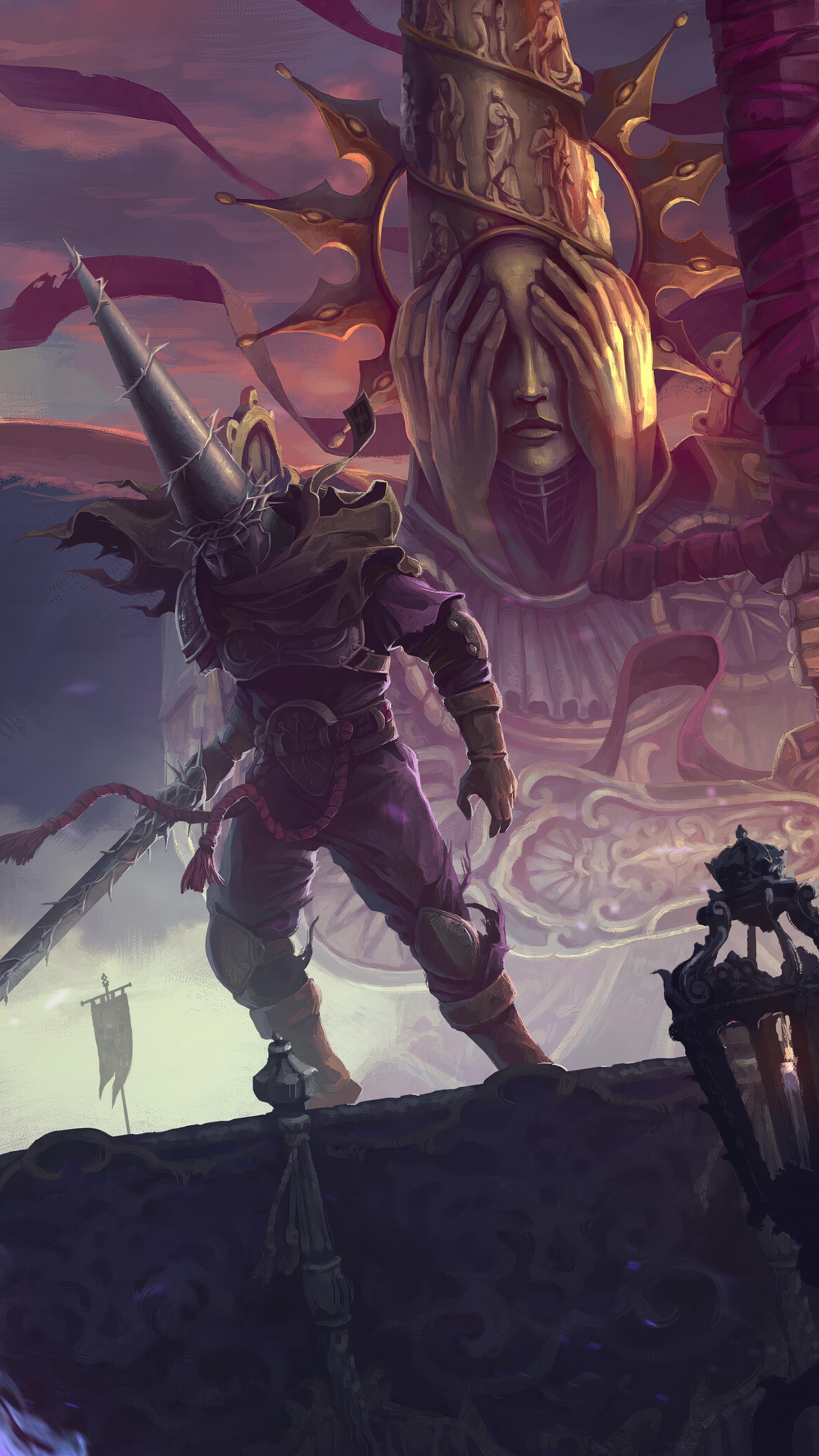 Blasphemous 4K Wallpaper iPhone HD Phone e