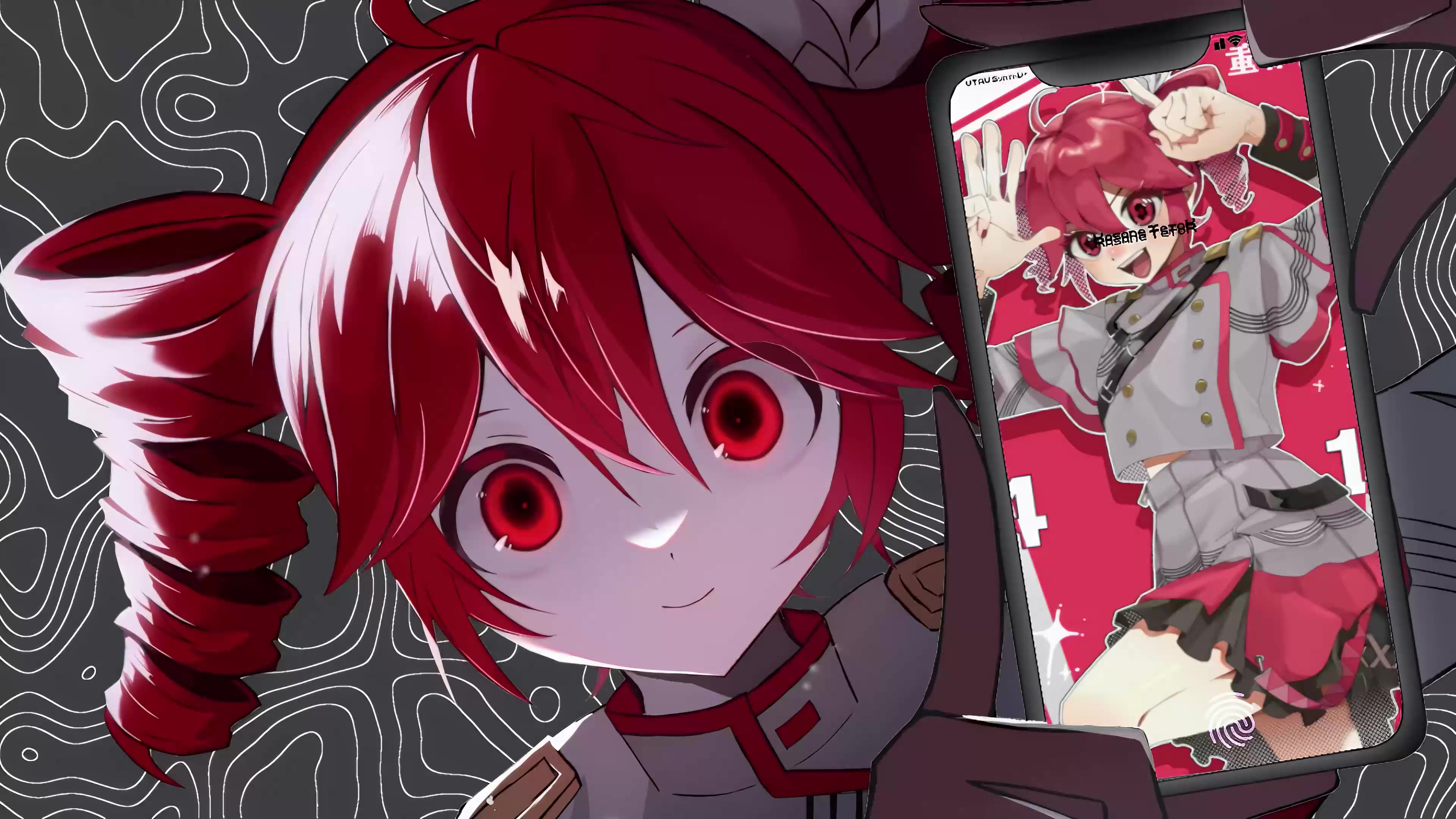 Kasane Teto Screen Glow Live Wallpaper