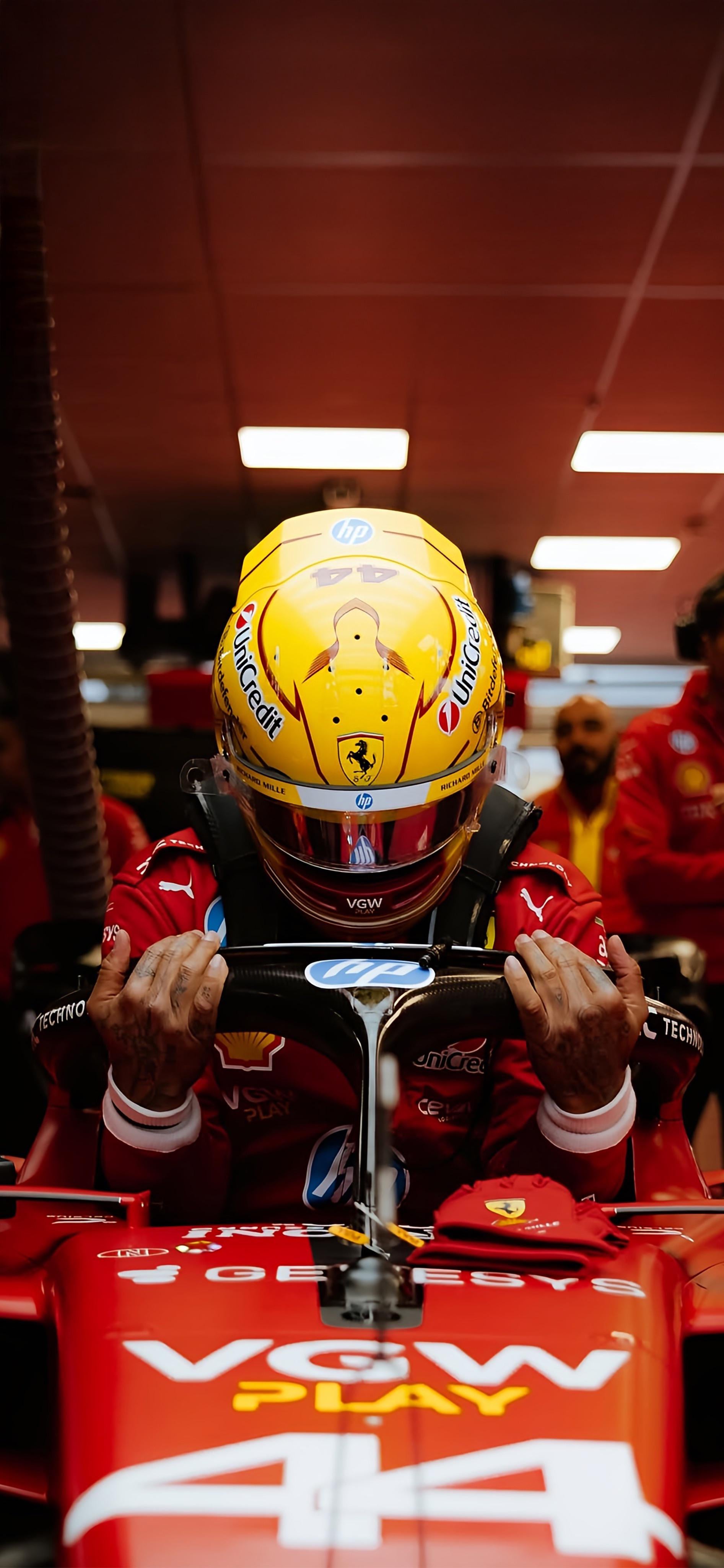 Hamiltons Ferrari wallpaper