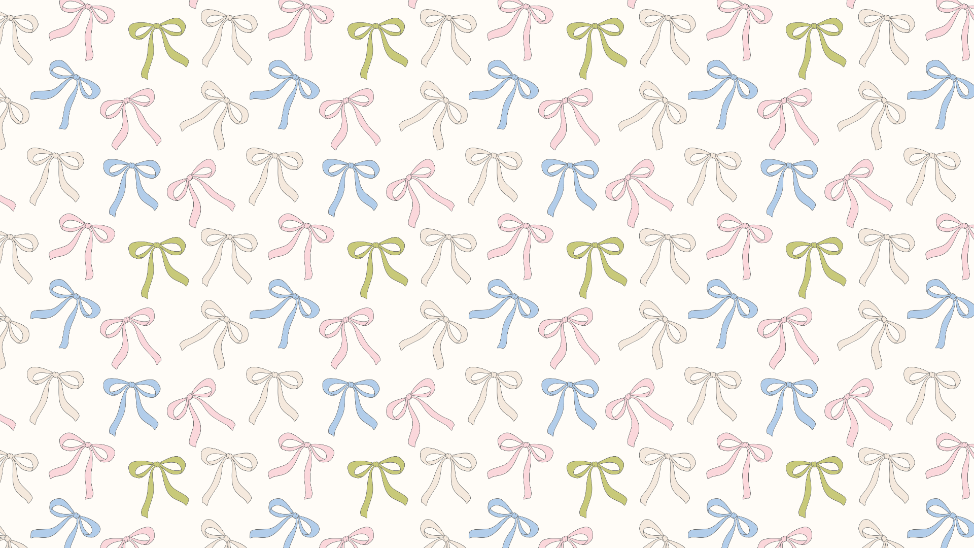 Spring Bow Desktop Wallpaper