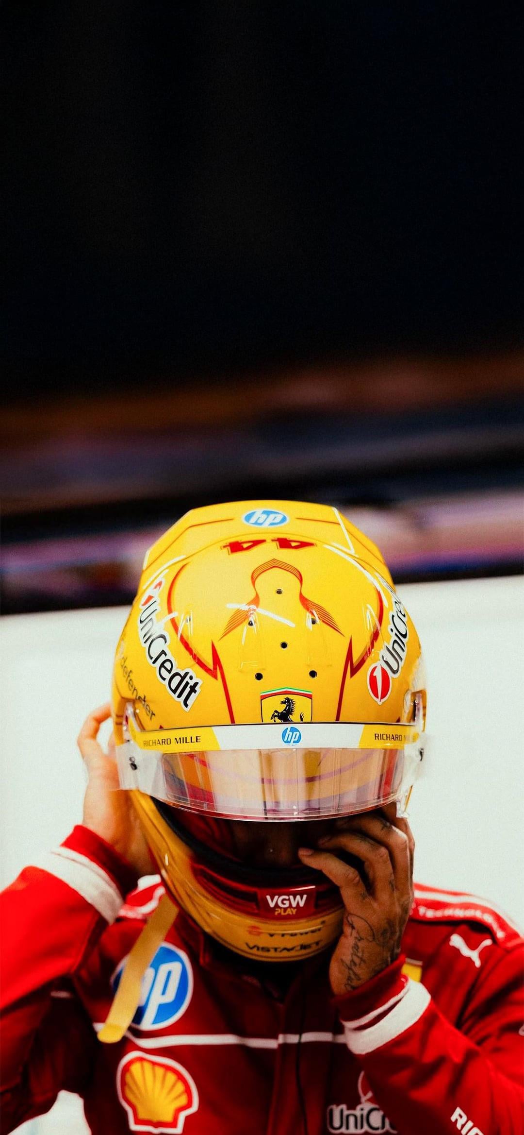 Hamiltons Ferrari wallpaper