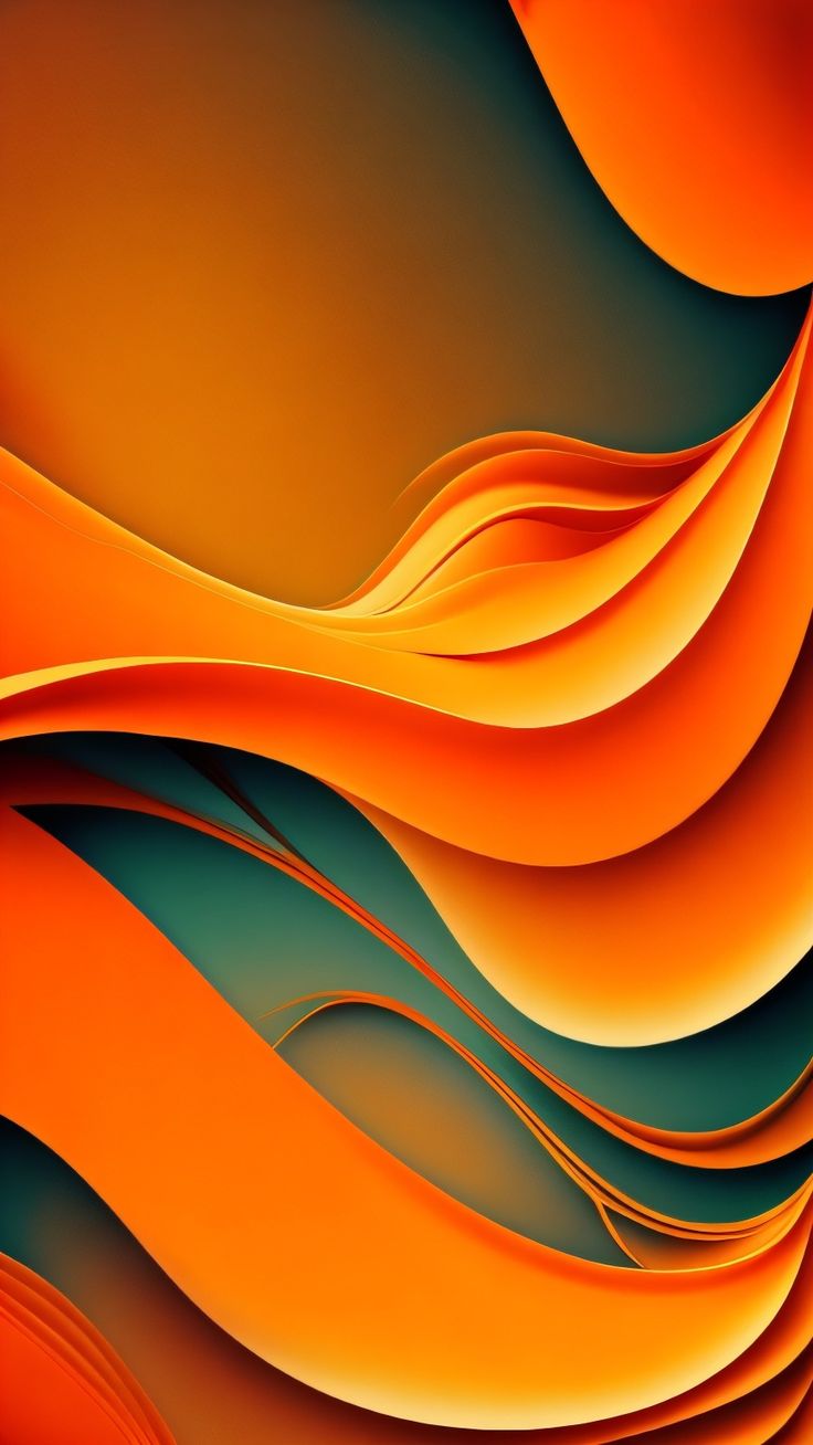 Sed Pro. Orange Abstract Phone Wallpaper
