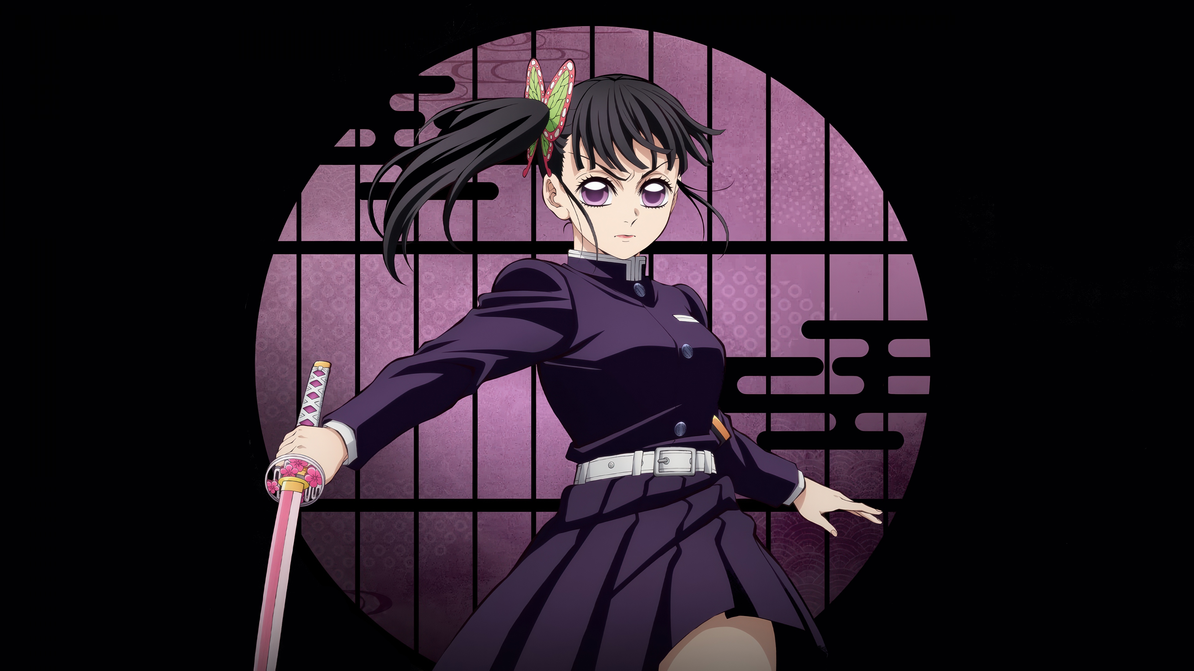 Kanao Tsuyuri Castle Wallpaper 4K, 5K, Anime movie