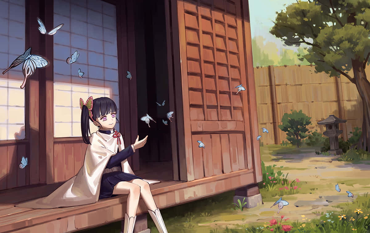 Download Kanao Tsuyuri in Demon Slayer: Kimetsu no Yaiba Wallpaper