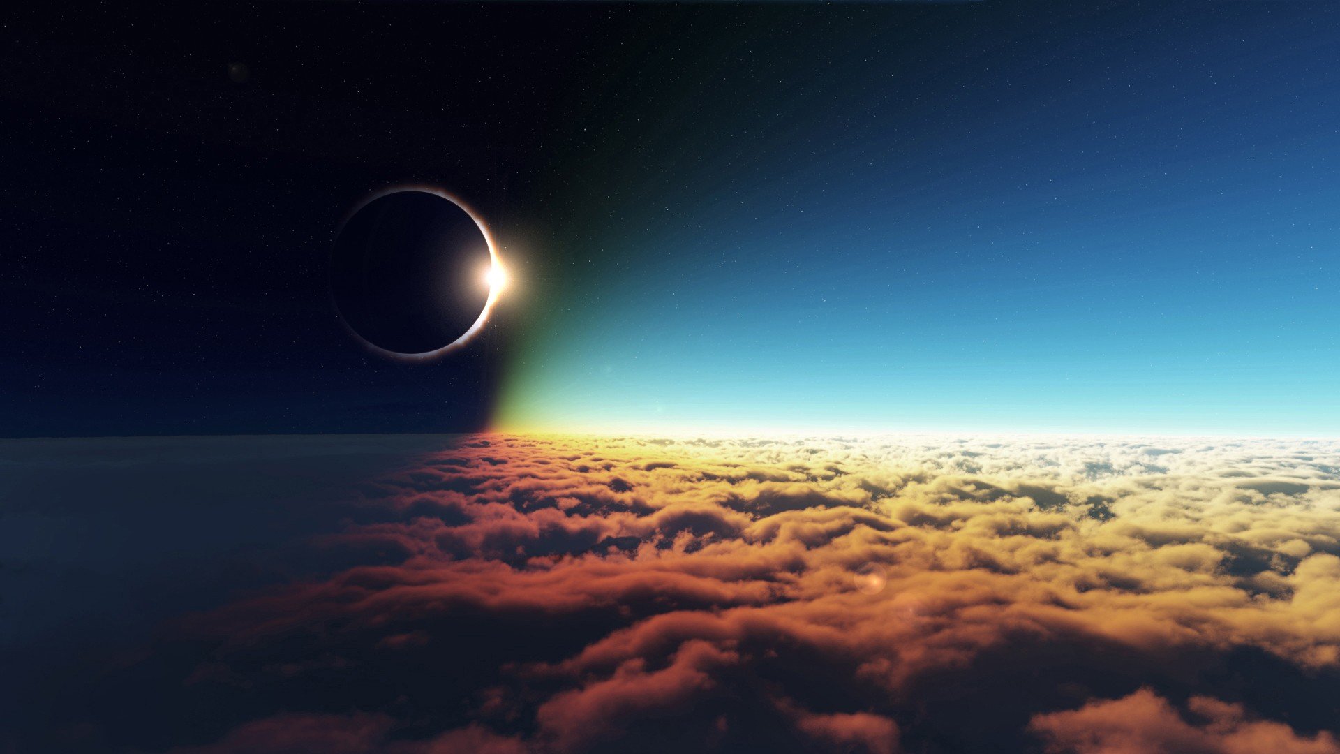 sun, Moon, Skies Wallpaper HD / Desktop and Mobile Background