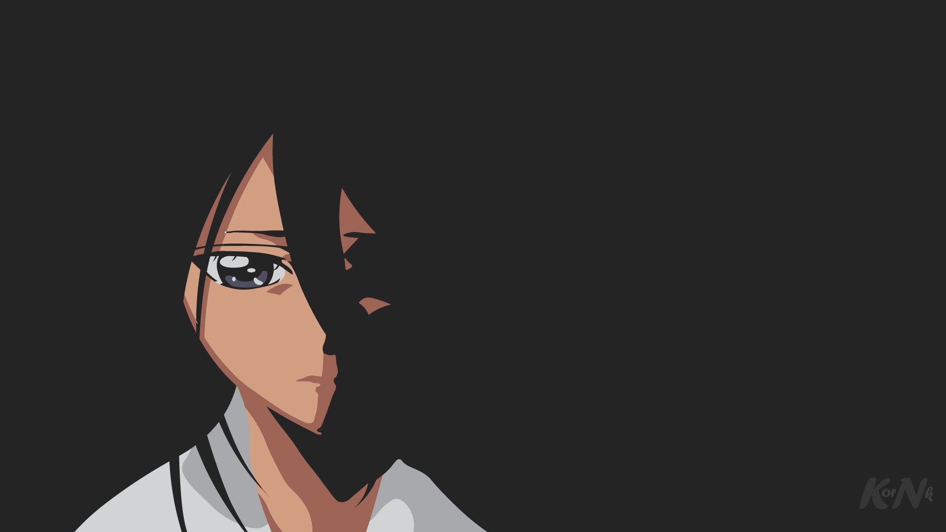 Minimalist Rukia Kuchiki HD Wallpaper. Bleach Anime Elegance