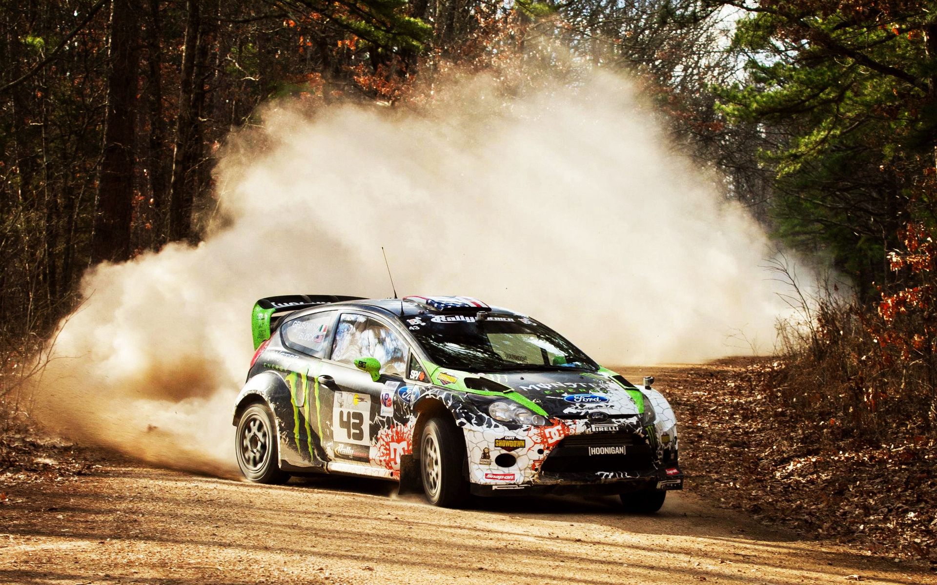 Desktop wallpaper: Wrc, Drift, Rally, Sports, Stones, Dust, Dirt, 2012, Ford Fiesta, Showdown 4K free download for PC. 52215