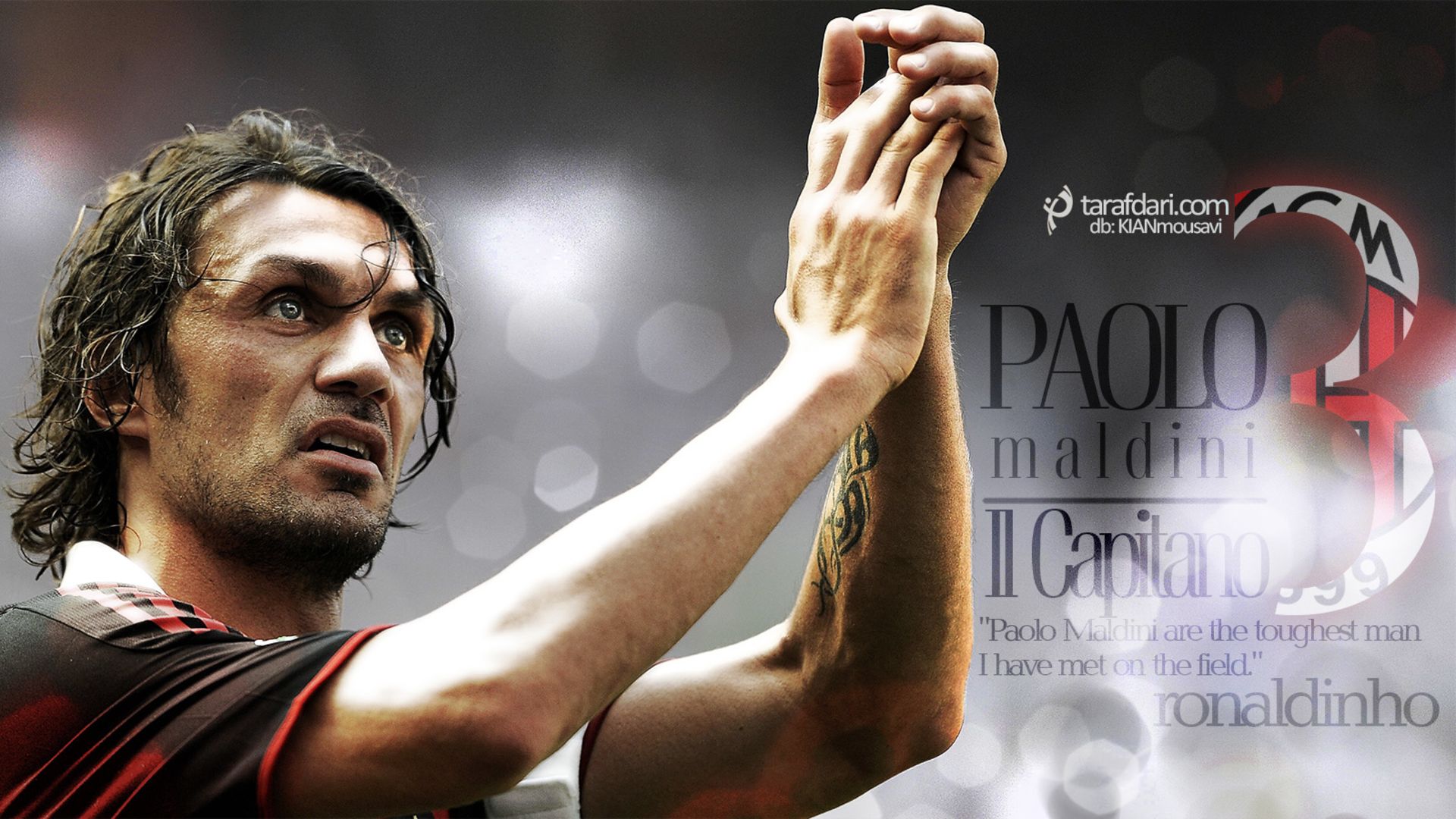 Free Paolo Maldini 4K Wallpaper & Desktop HD Background for PC