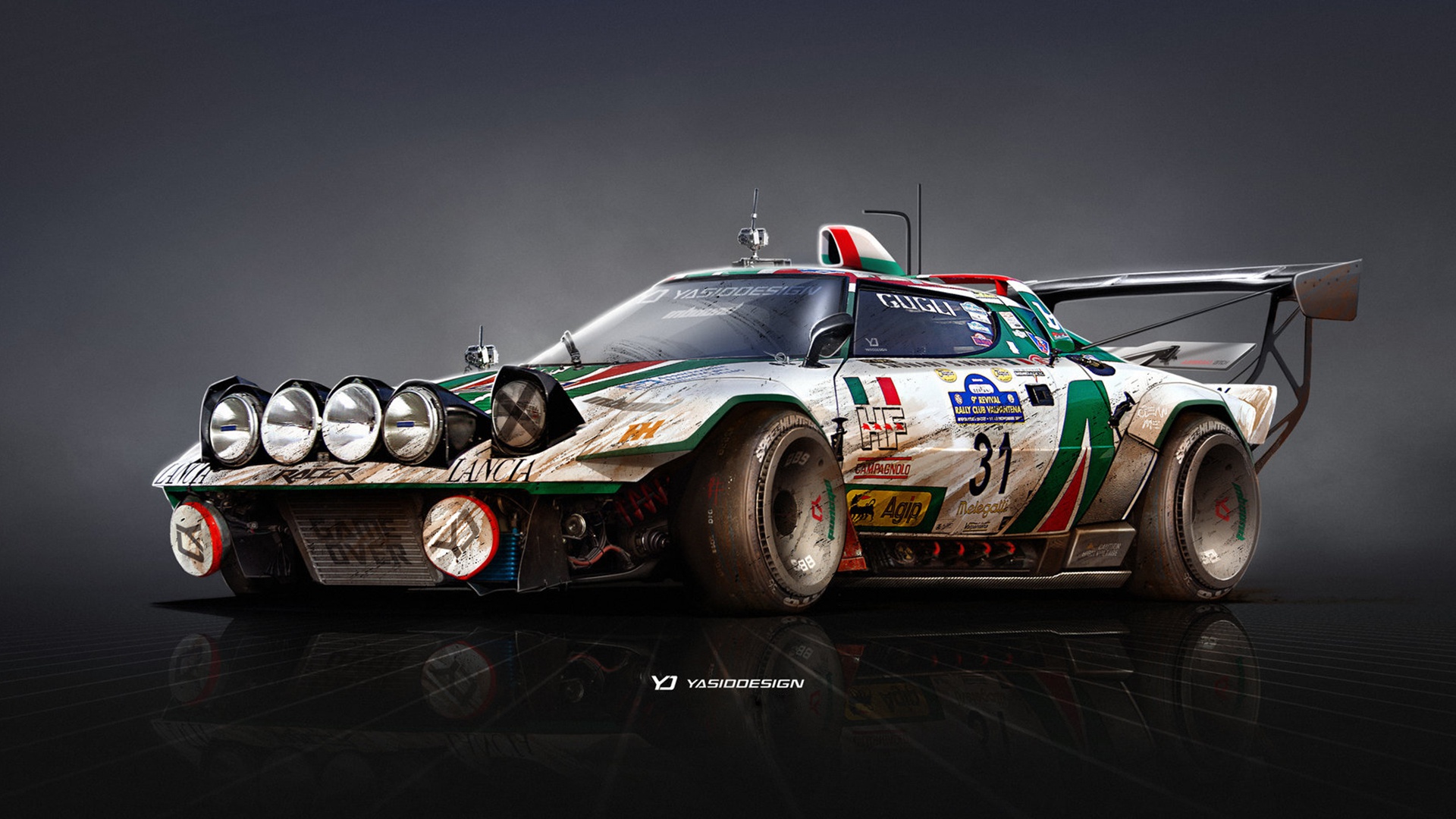 Wallpaper car, machine, auto, rendering, background, figure, art, car for mobile and desktop, section другие марки, resolution 1920x1080