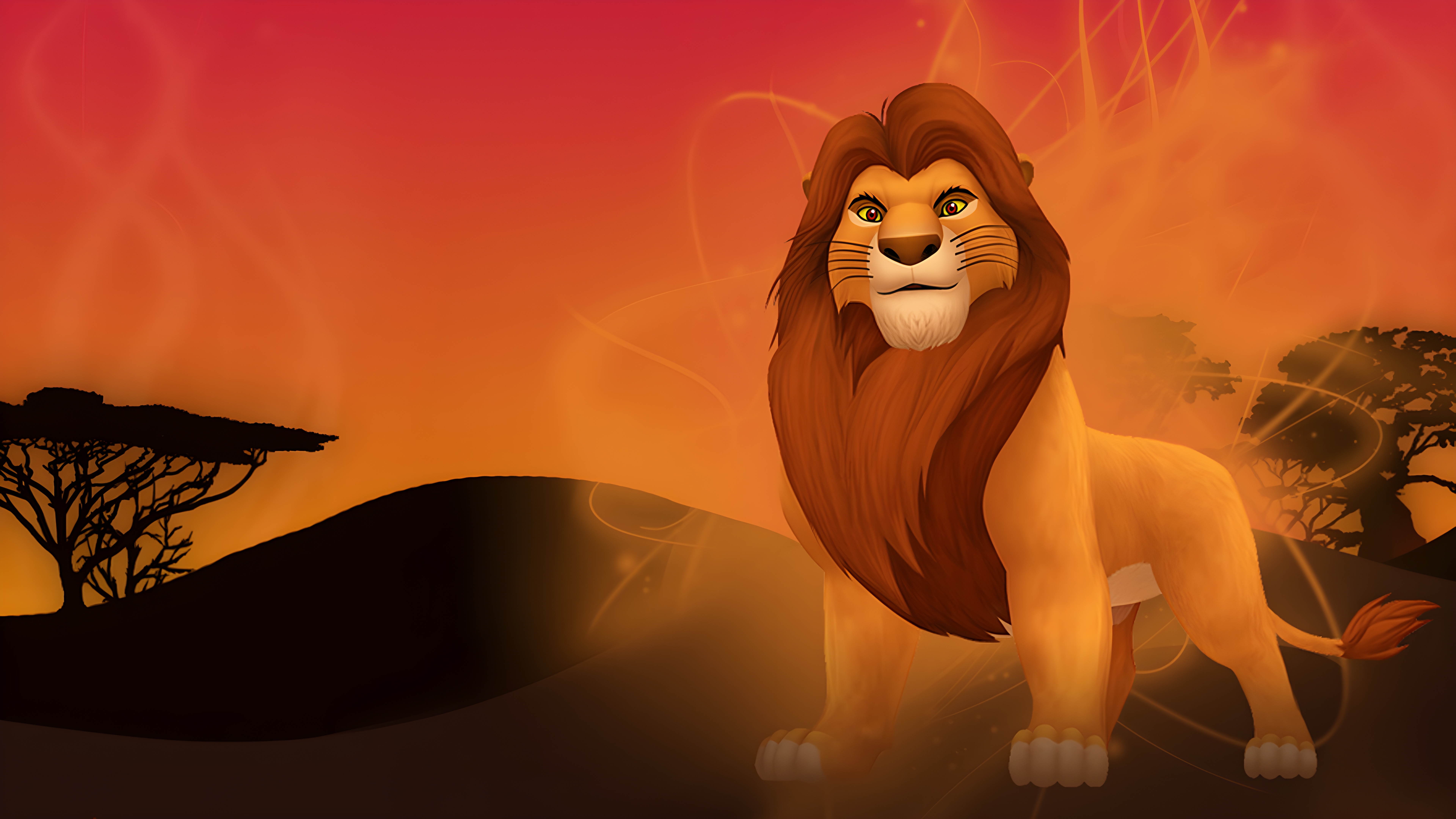 Desktop wallpaper: The Lion King, Video Game, Kingdom Hearts Ii, Disney, Lion, Mufasa (The Lion King), Kingdom Hearts 4K free download for PC. 519609