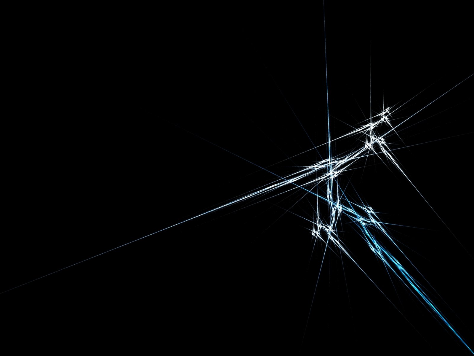 Crystalline Strike: Abstract Blue HD Wallpaper