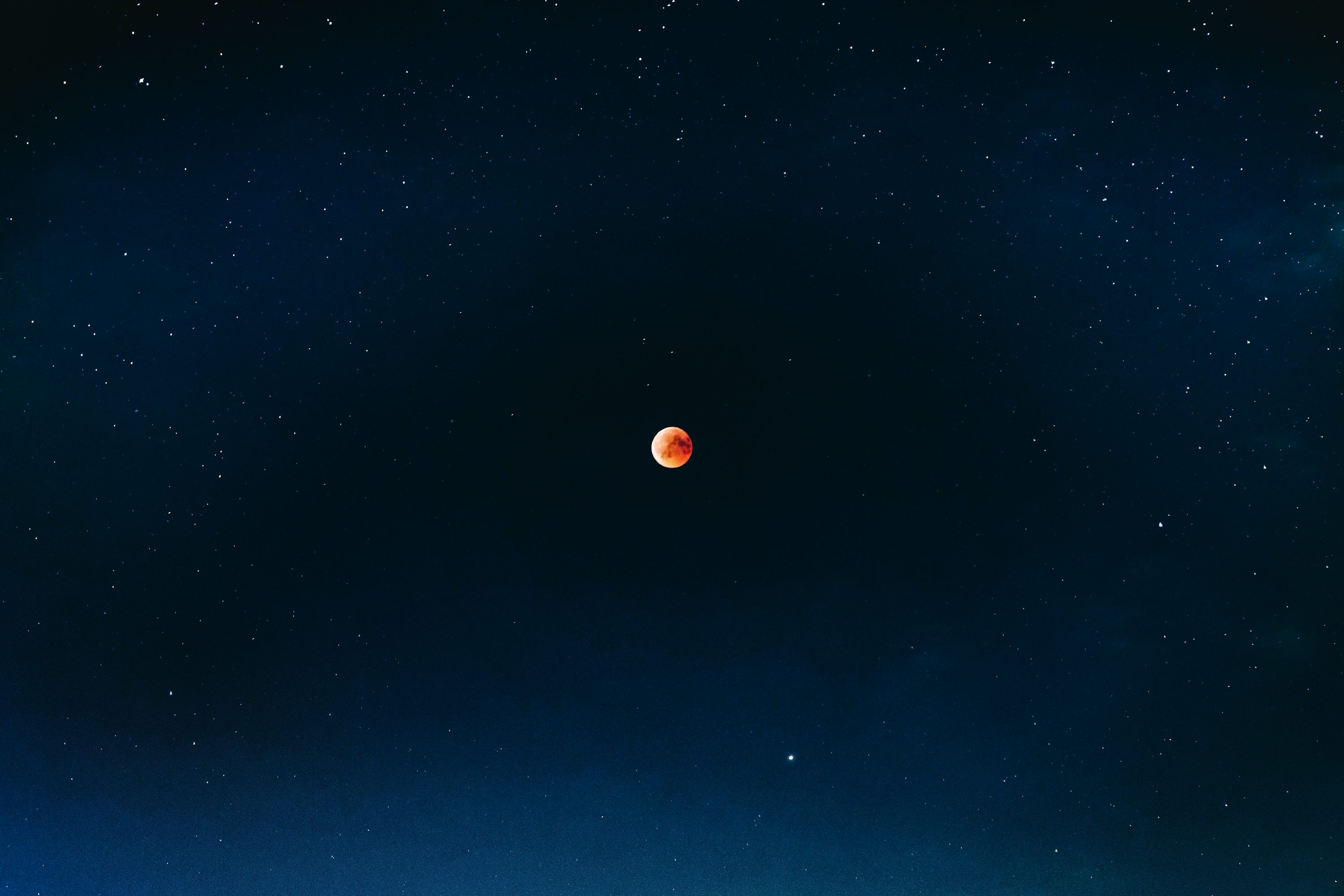 Red moon photo