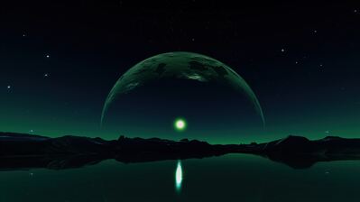 Moon Night Sky Scenery Wallpaper 4K 8K HD PC c