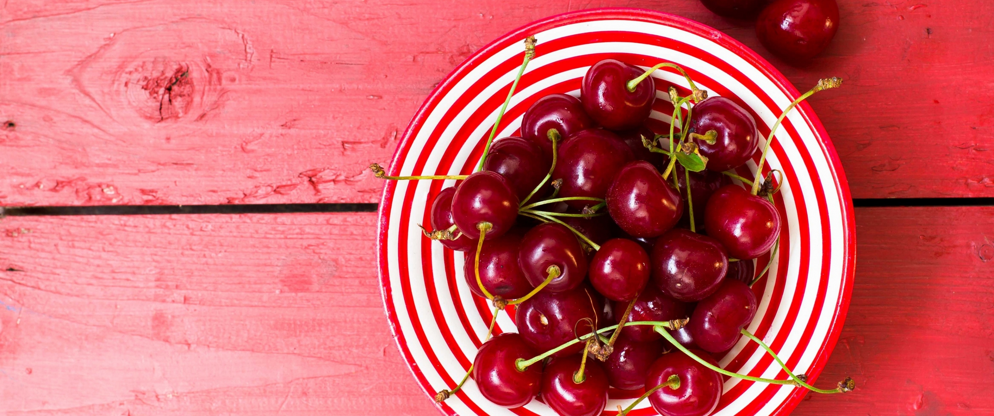 Cherries Wallpaper 4K, Cherry fruits, Bowl of fruits