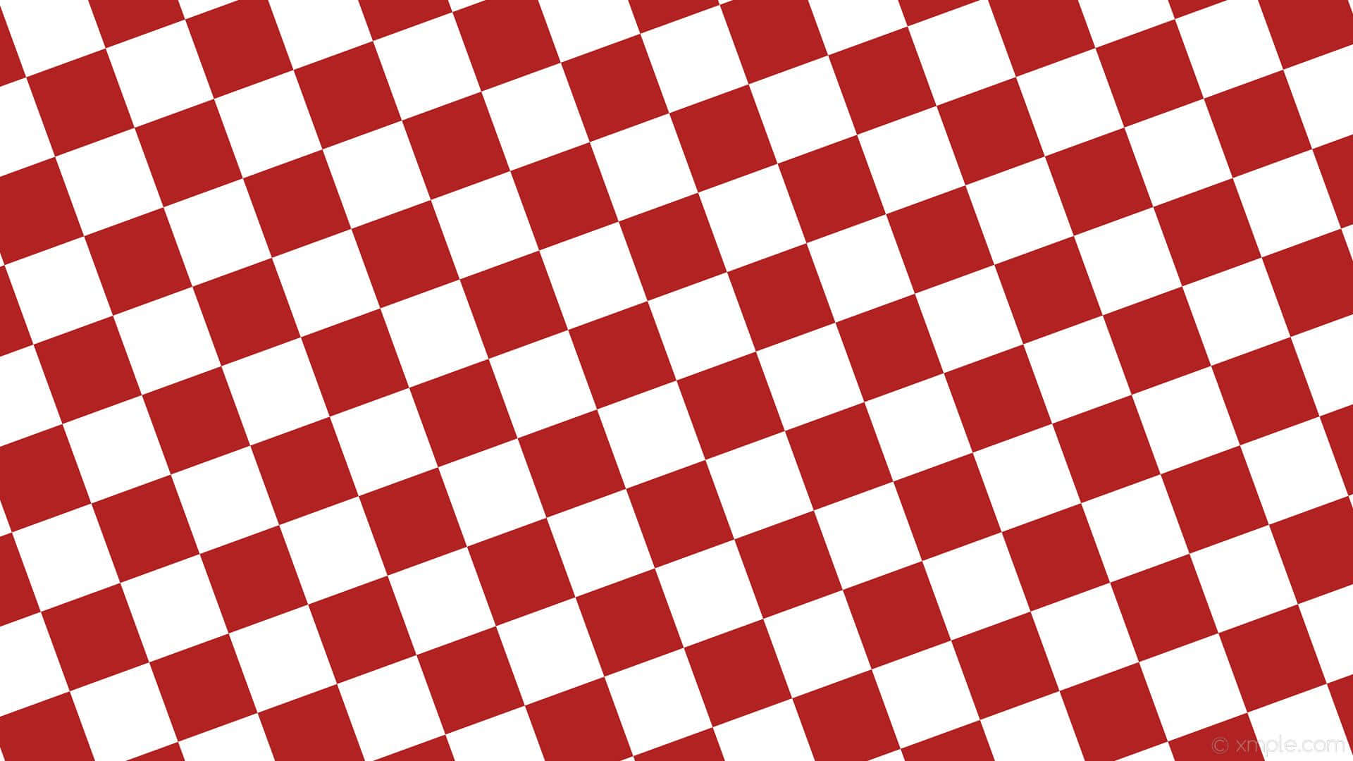 Download Gorgeous Red Checkered Pattern Wallpaper