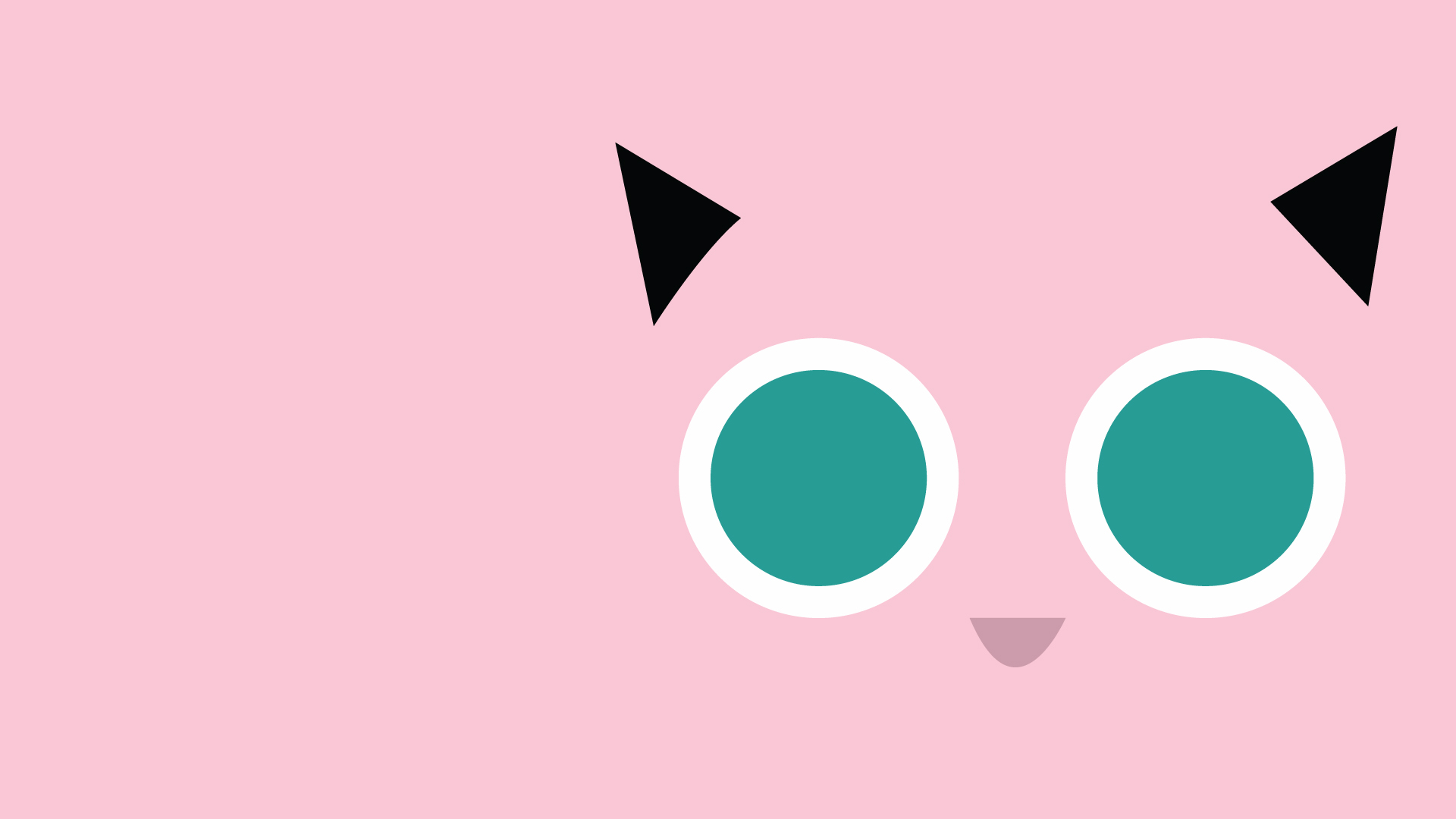 Pokemon Pokémon Japanese Video Game Movie Film Minimal Pink
