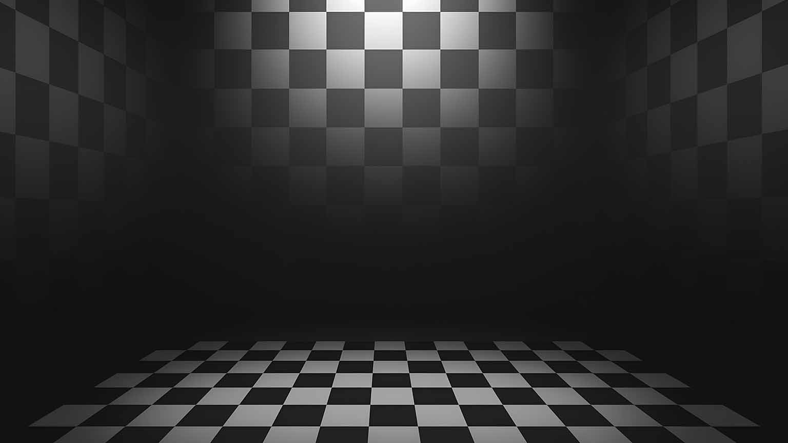 Free Minimalist Checkered Floor Pattern Desktop Wallpaper