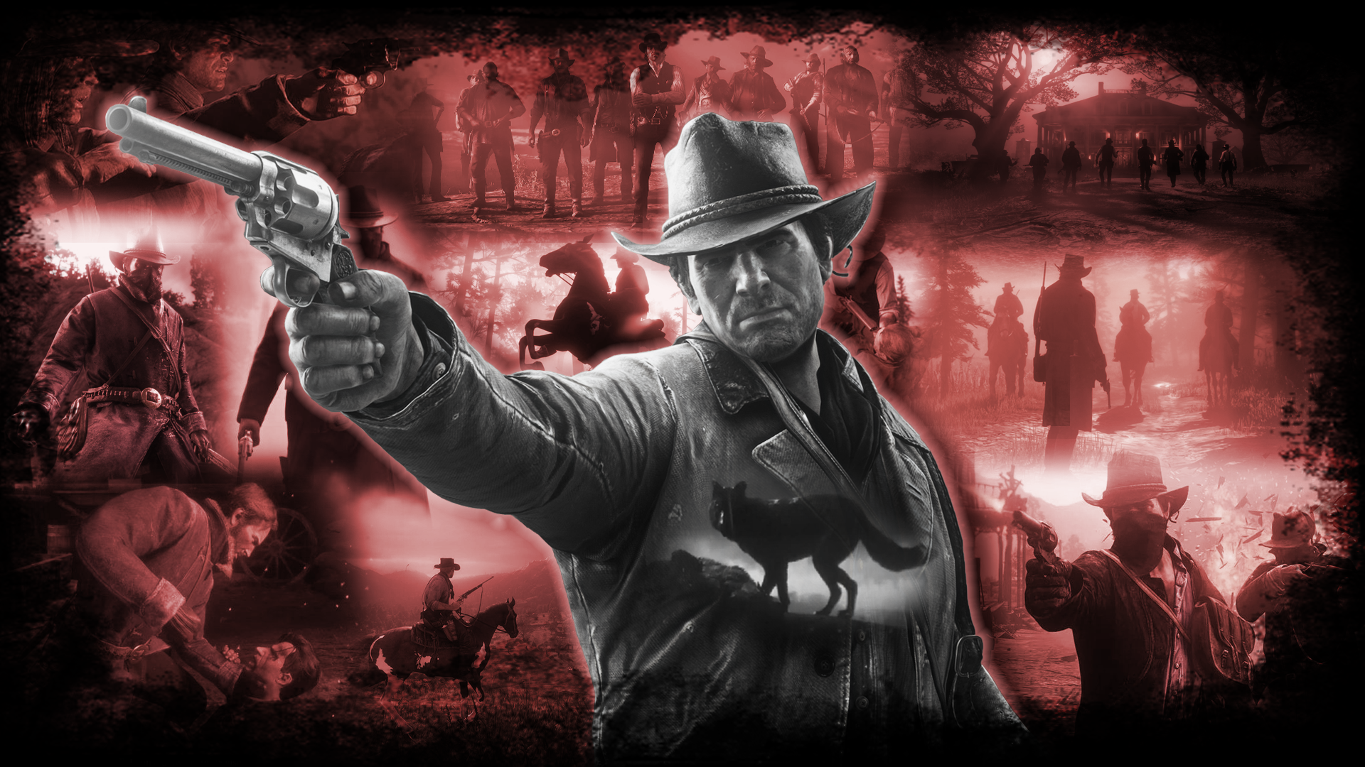 I made a dishonorable version of my Arthur Morgan wallpaper :) feel free to use