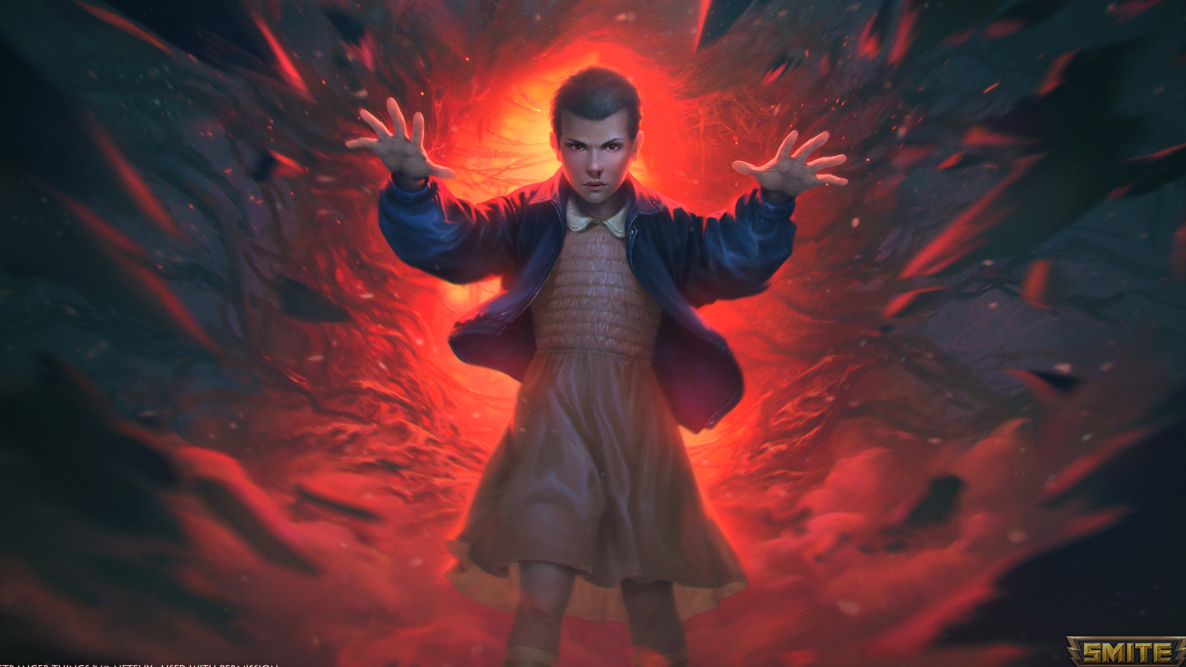 Eleven Scylla Smite X Stranger Things 4K HD Stranger Things Wallpaper