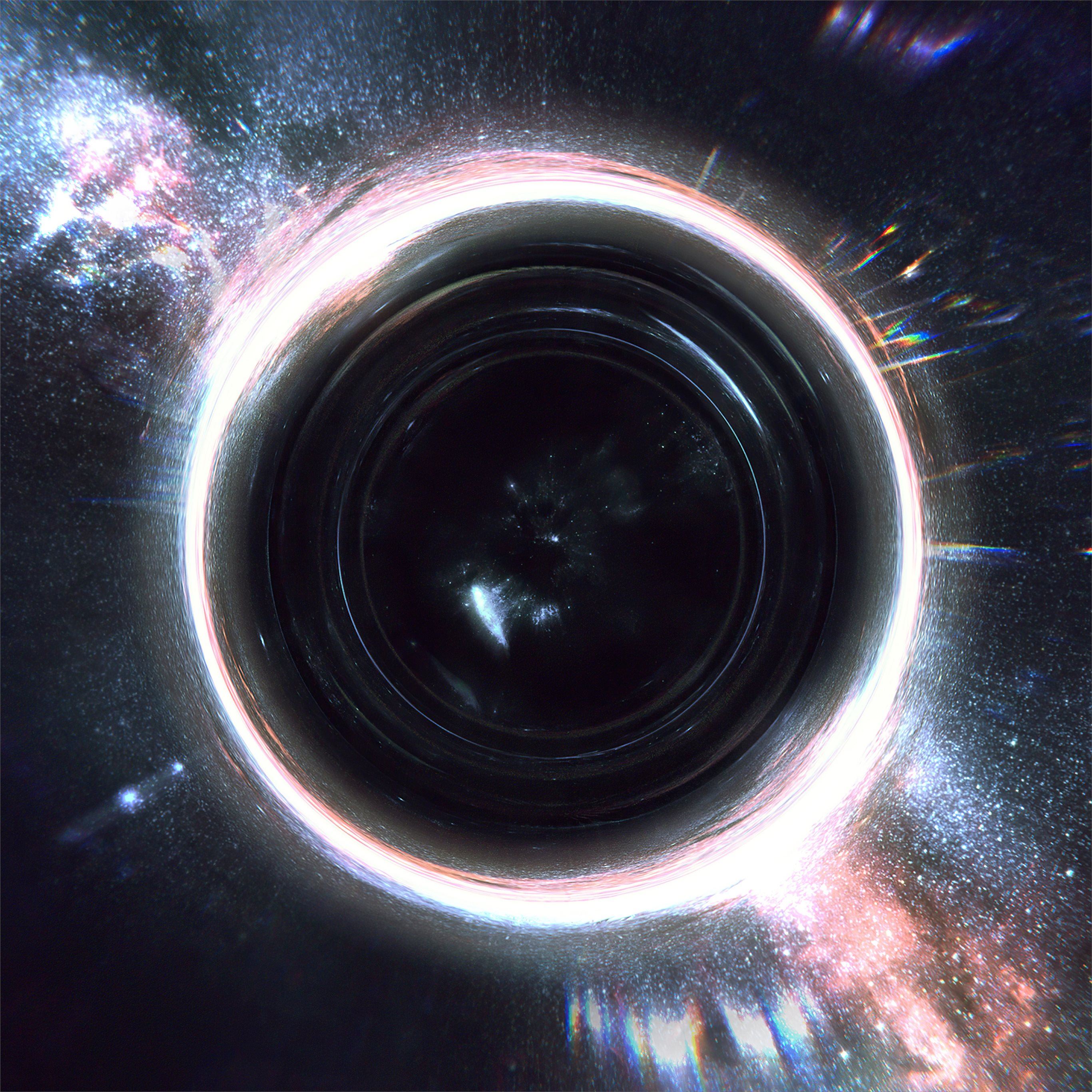 black hole abstract 4k iPad Pro Wallpaper Free Download