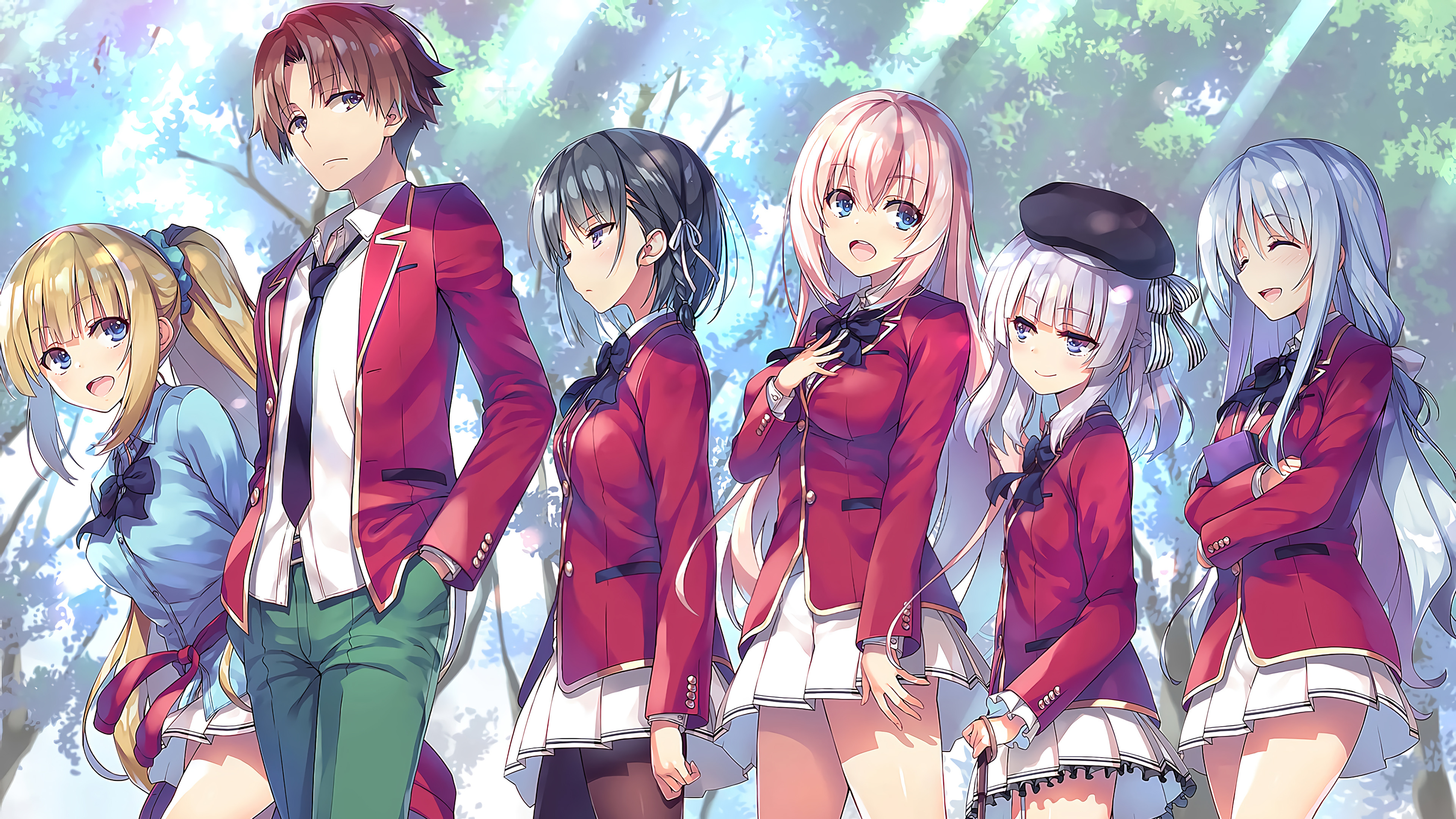 Classroom of the Elite Characters Wallpaper 4K HD PC h