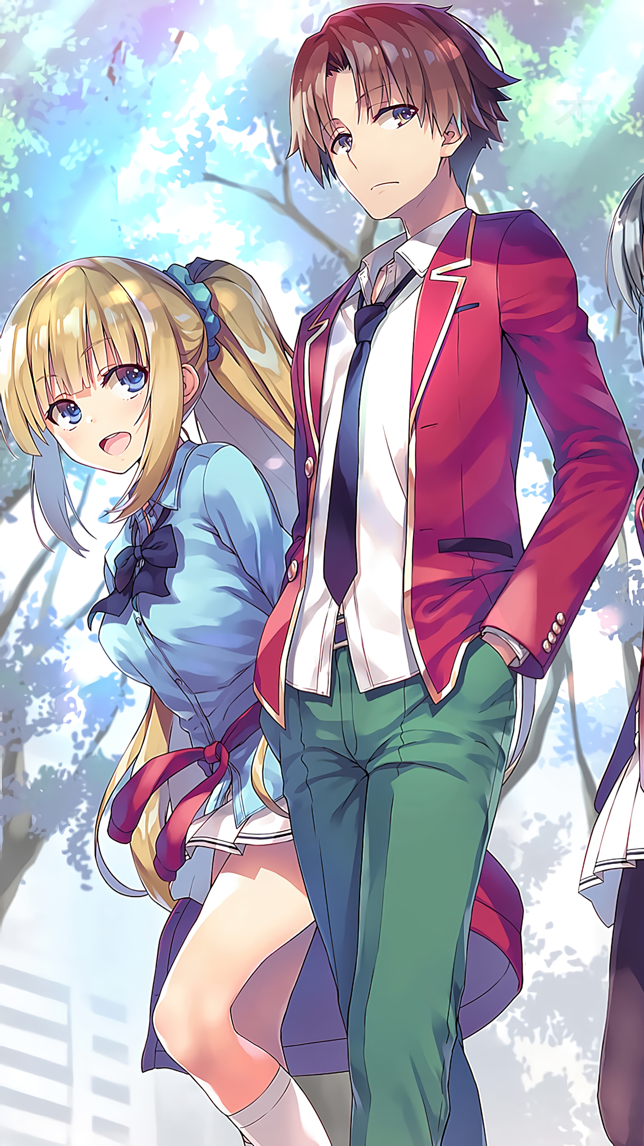 Classroom of the Elite Characters 4K Wallpaper iPhone HD Phone h