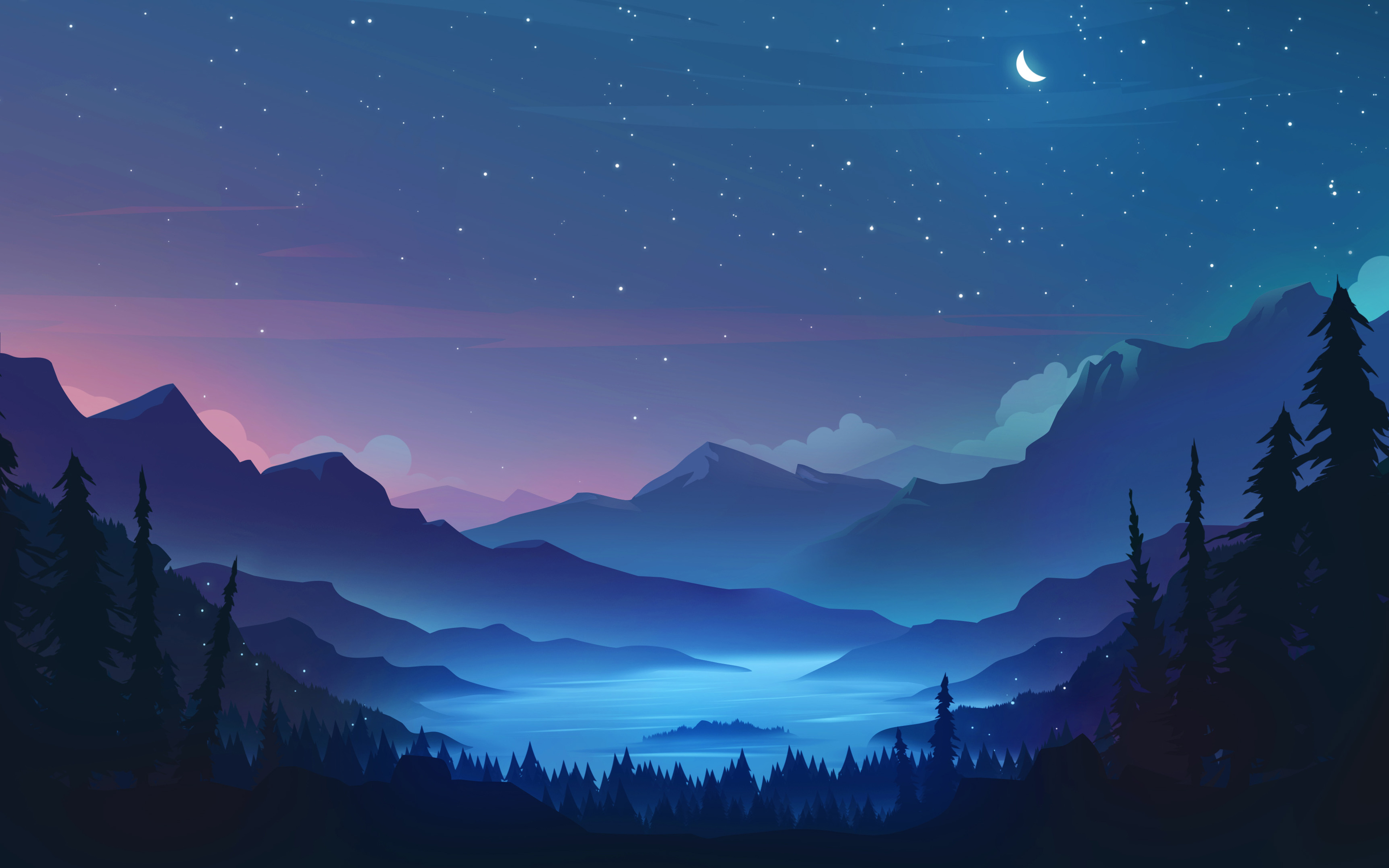 After Sunset Minimal 4k 4K , HD 4k Wallpaper, Image, Background, Photos and Picture