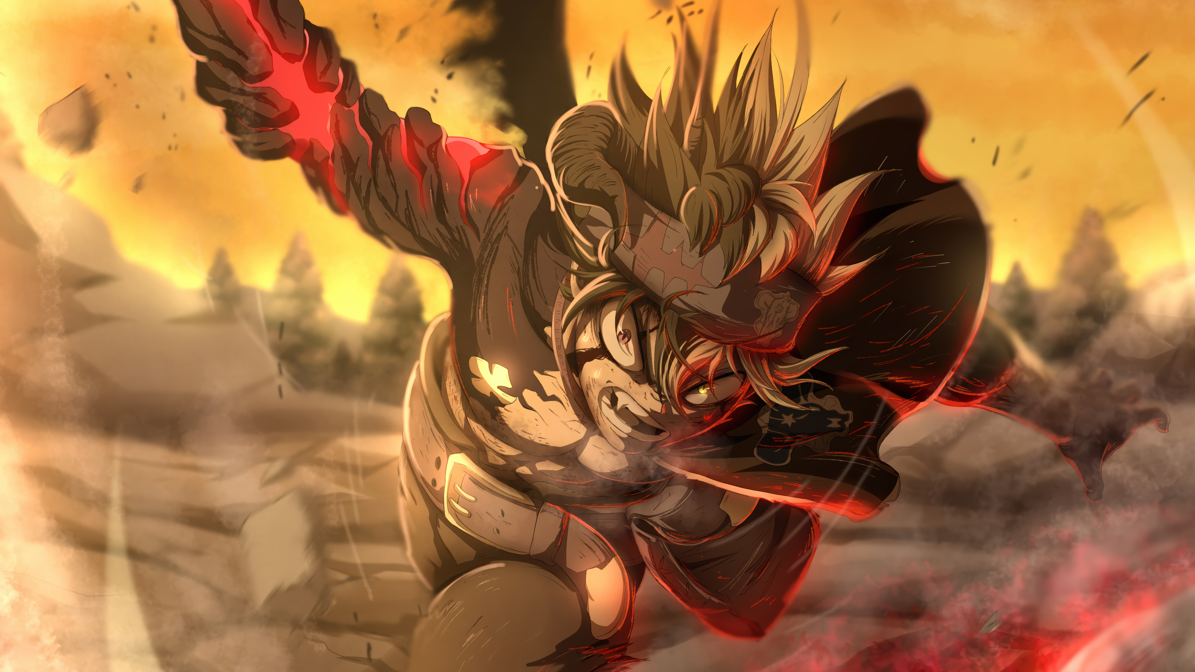 Black Asta Black Clover Wallpaper 4K HD PC l