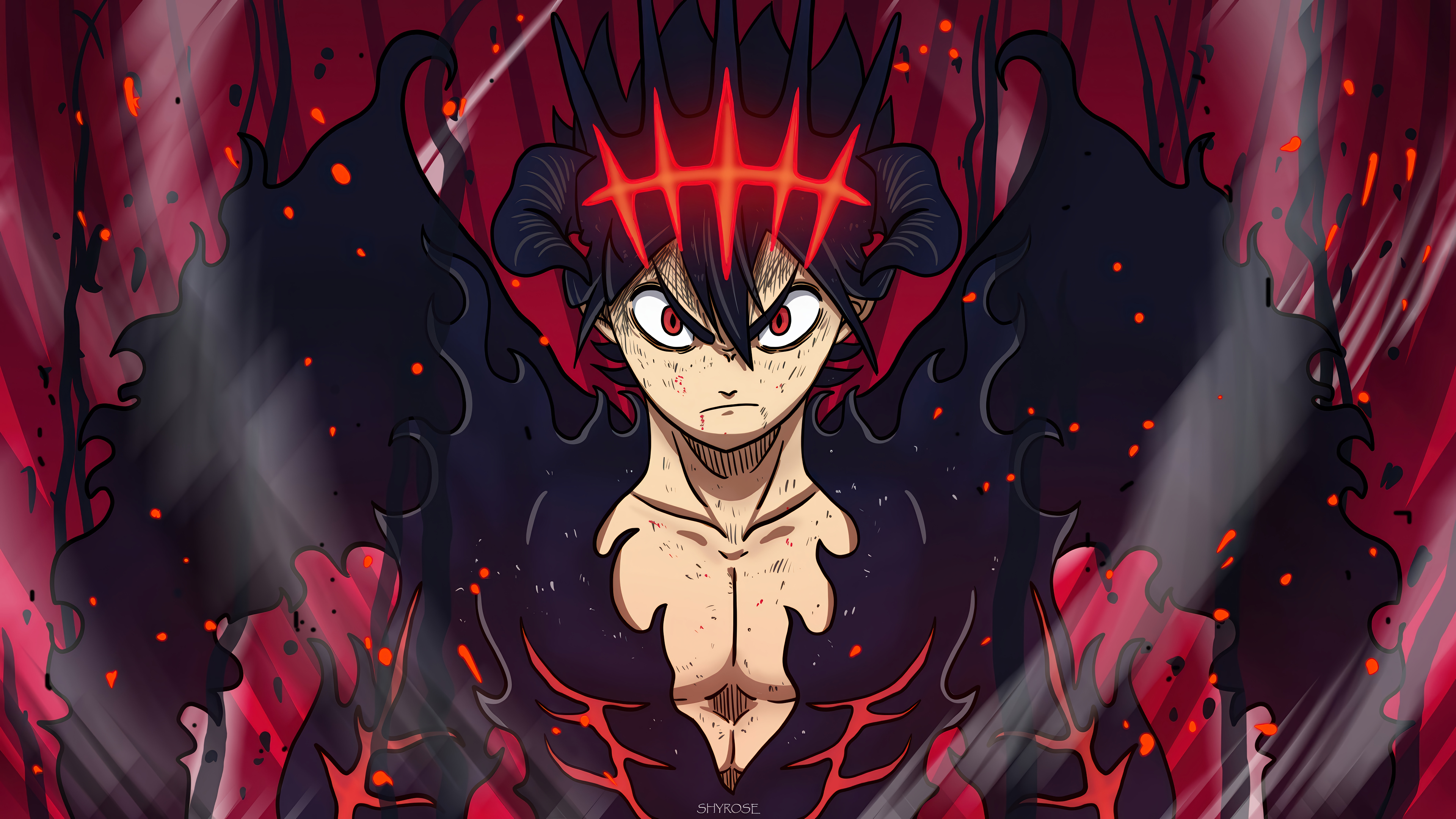 Black Asta Black Clover Wallpaper 4K HD PC