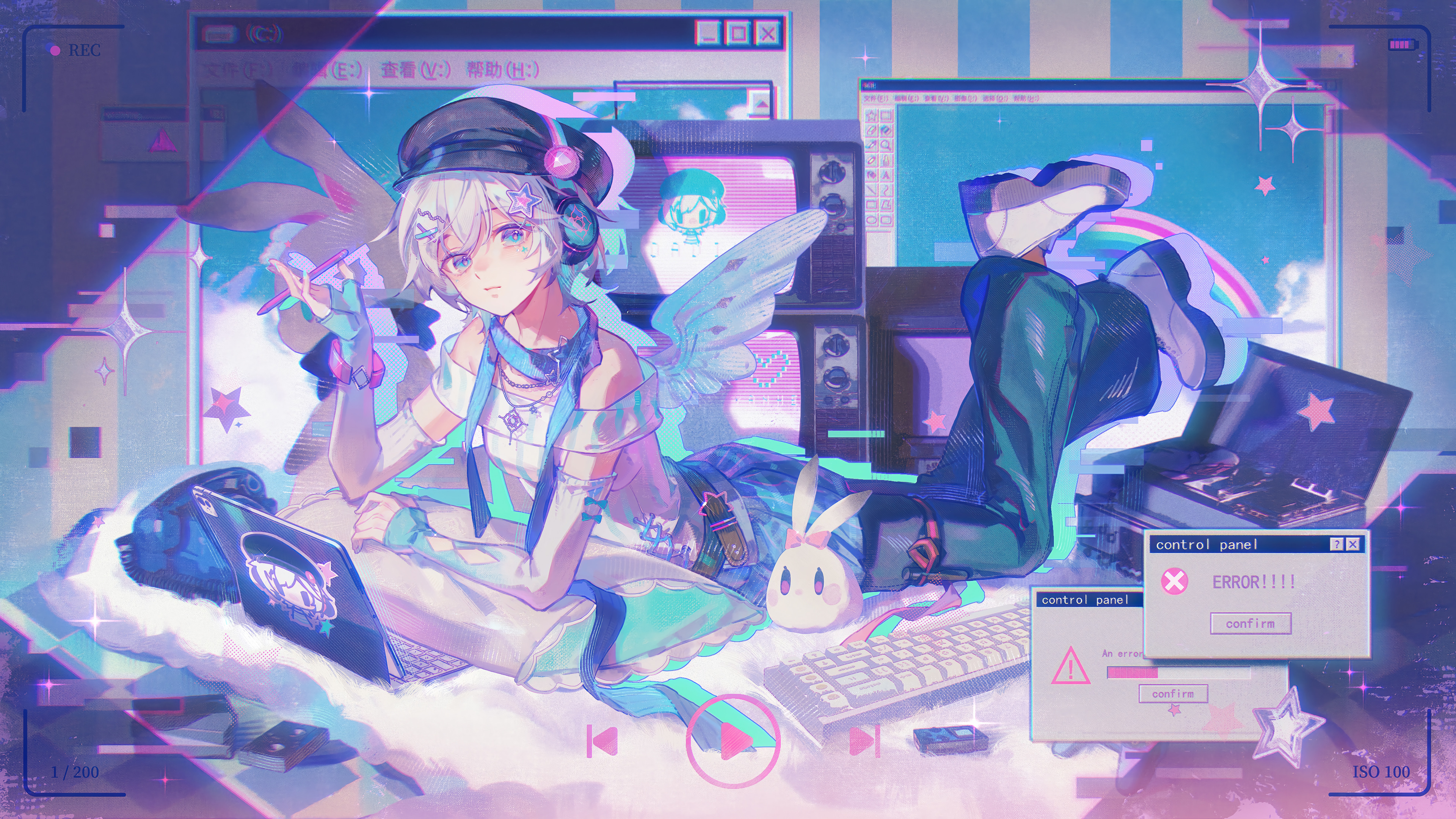 Anime Girl Laptop Wallpaper 4K HD PC h